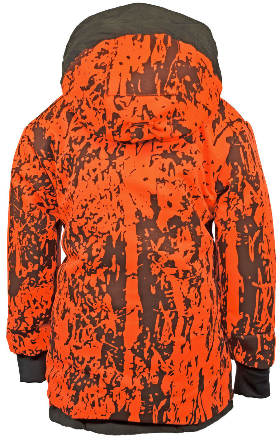 Hubertus Micro Camo Kinder-Wendejacke Janus (oliv/orange)