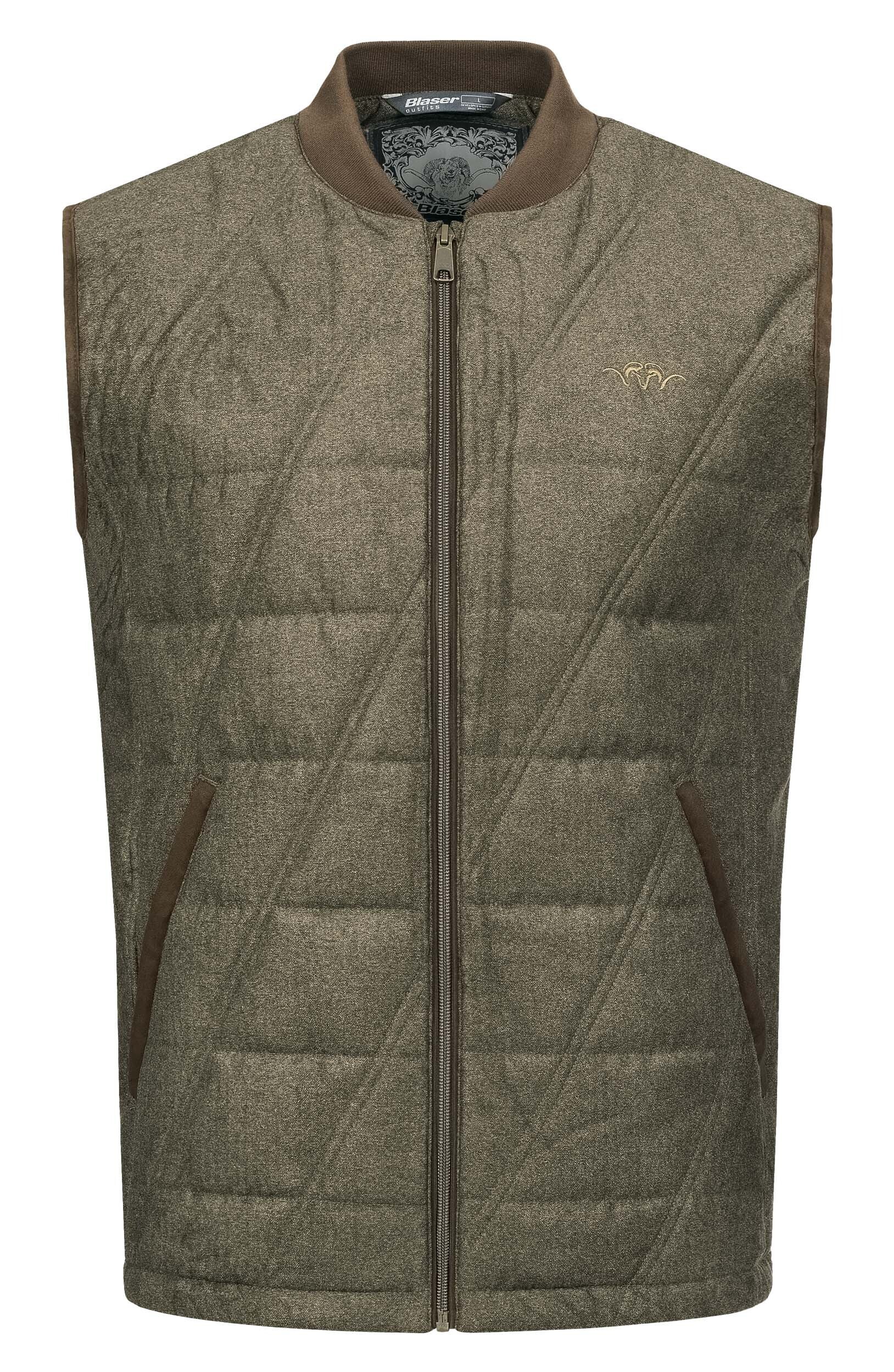 Blaser VINTAGE Weste Victor (olive mélange/schwarz)