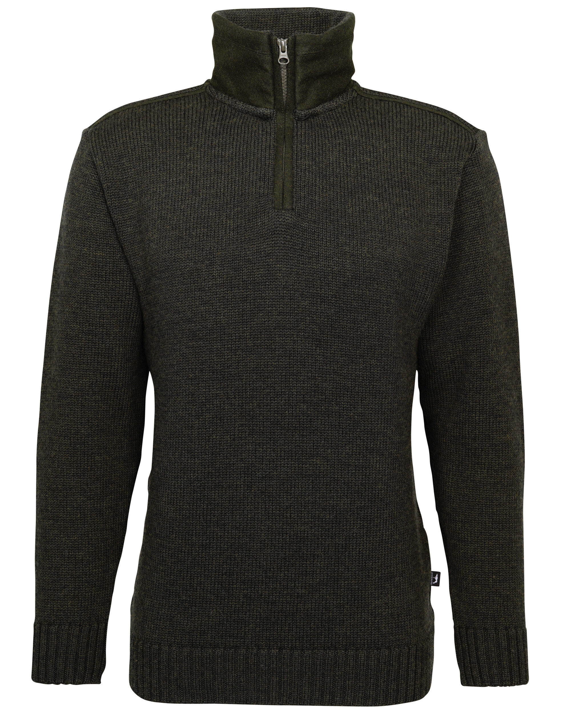 Jagdhund Troyer mit Lodenbesatz Melk (oliv)