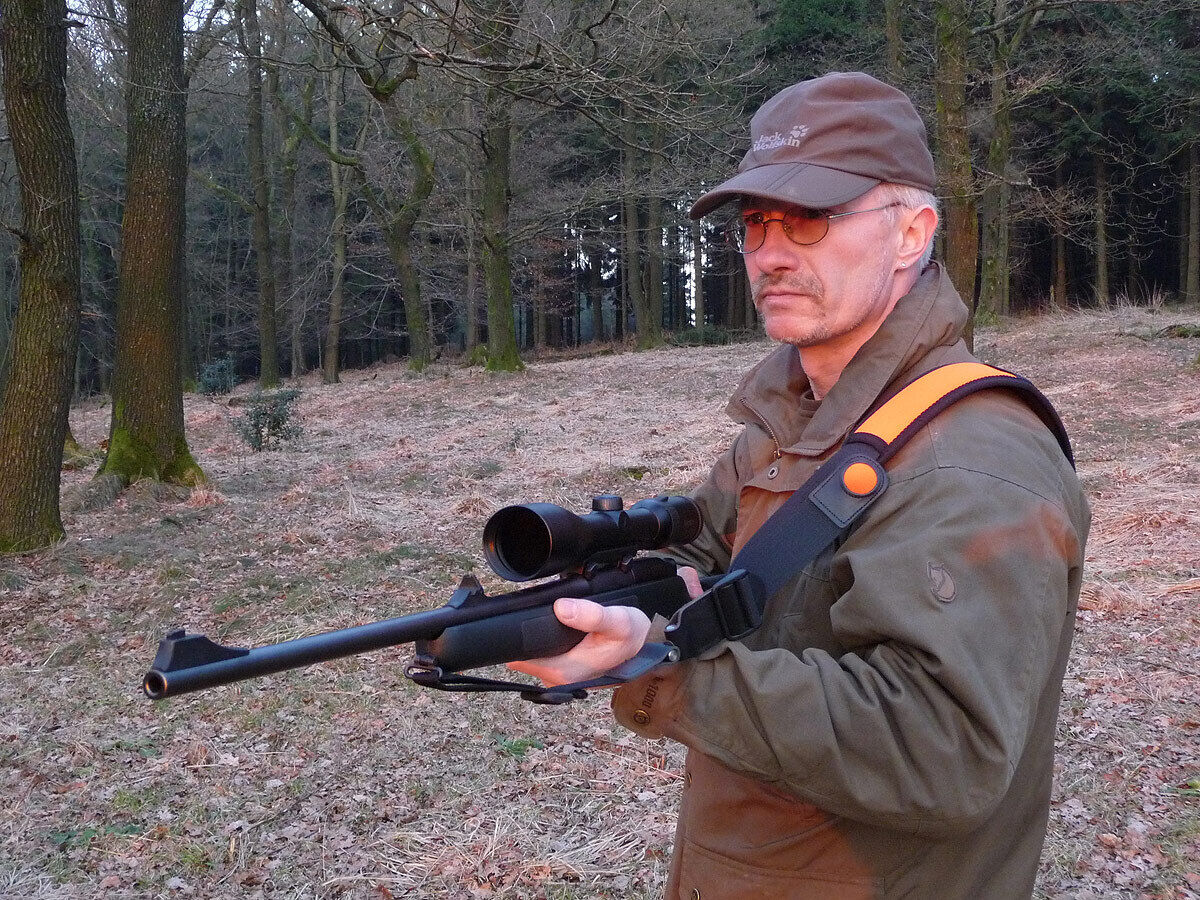 Gewehrriemen Niggeloh Drückjagd (Braun)