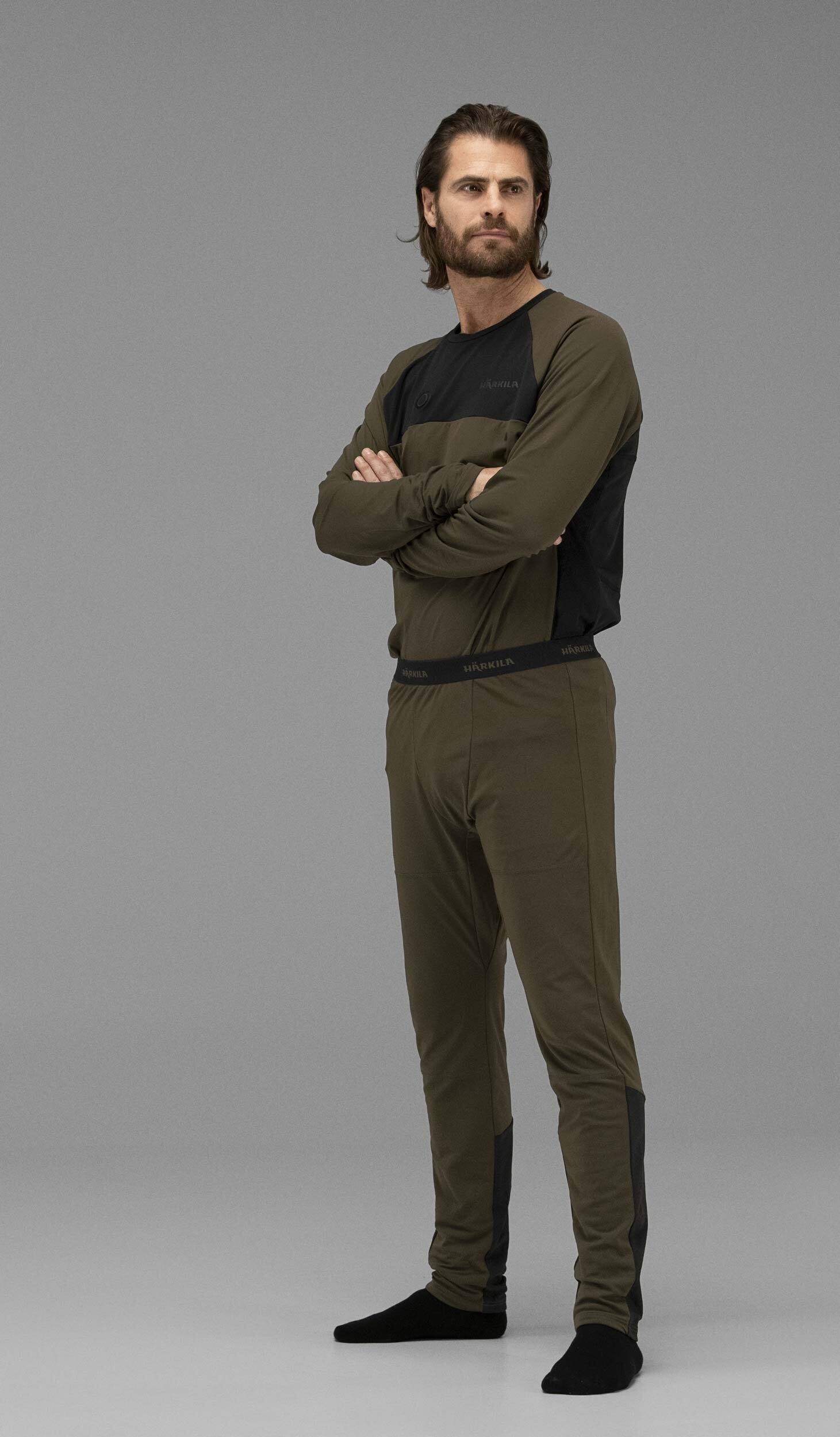Härkila Heizunterhose Heat (Willow green/Black)