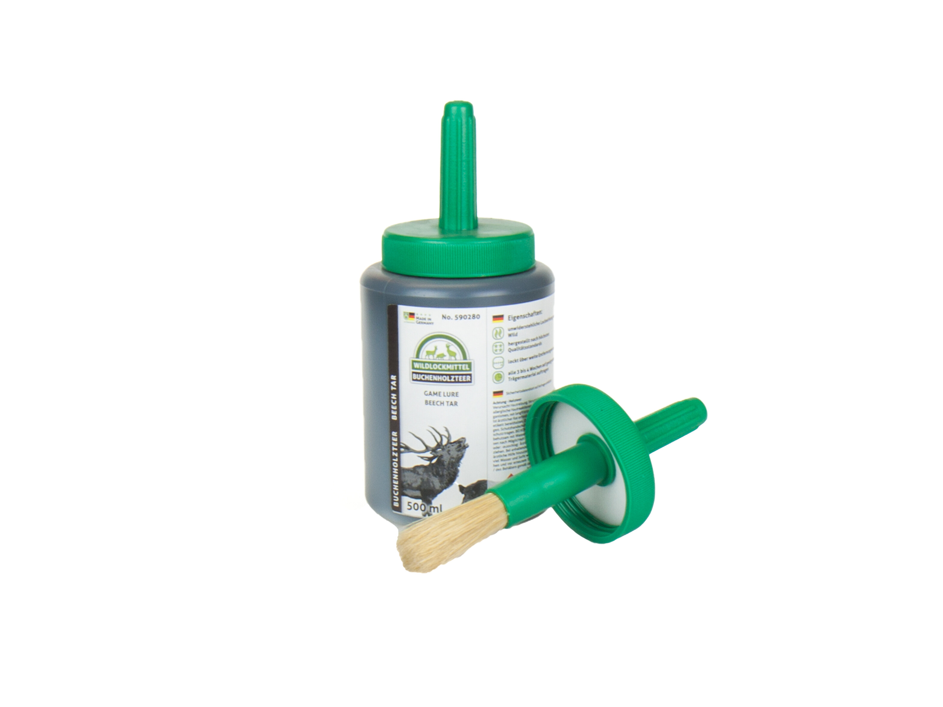 Eurohunt Buchenholzteer Dose mit Pinsel (500 ml)