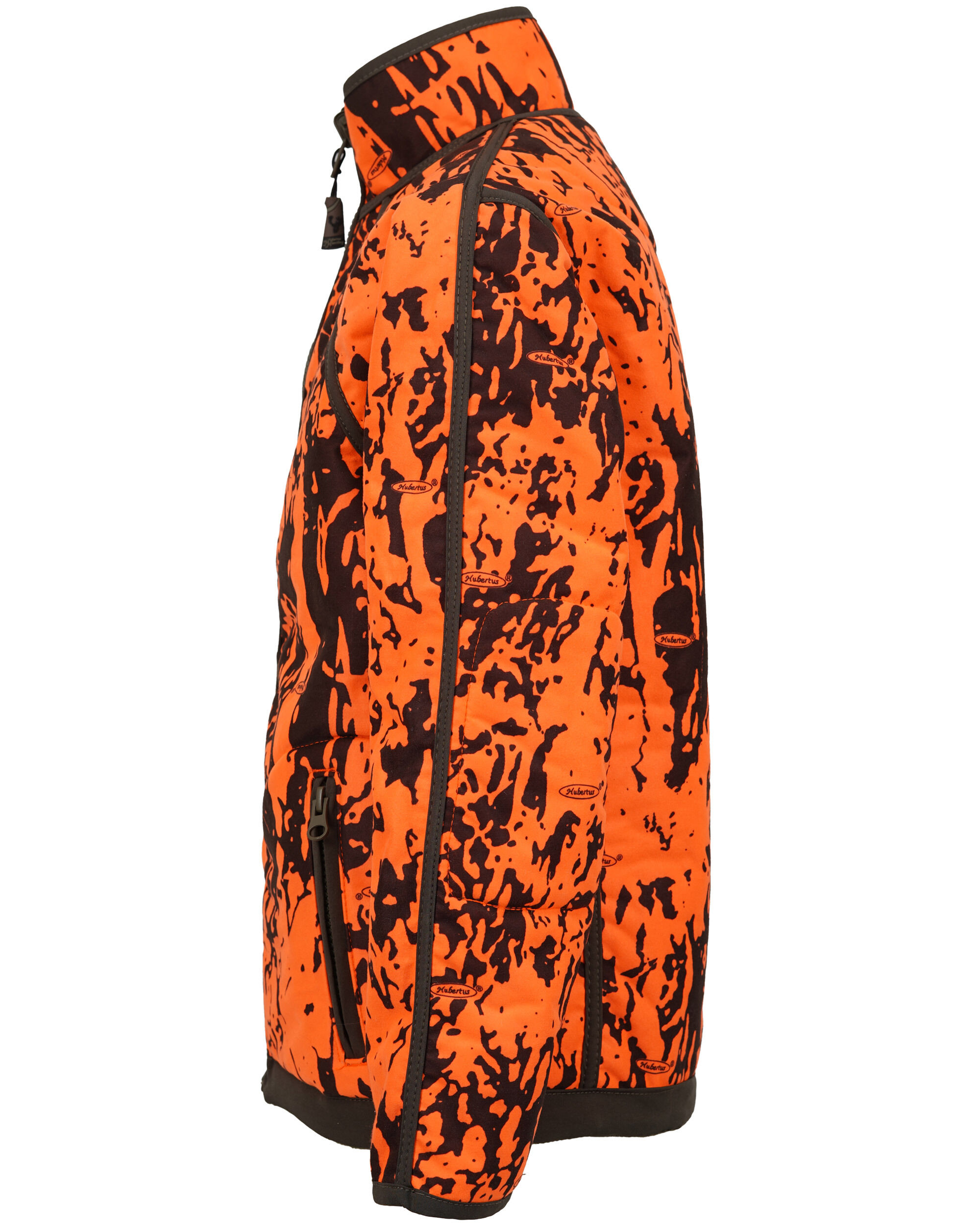 Hubertus Warn-Wendefleecejacke Pirsch Kinder (oliv/orange)