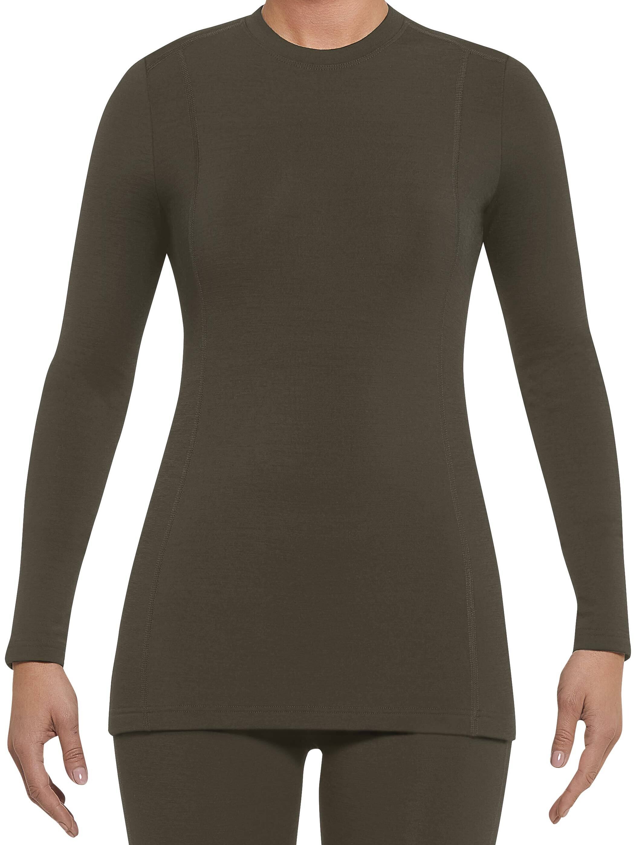 Thermowave Merinoshirt Arctic langarm Damen (grün)