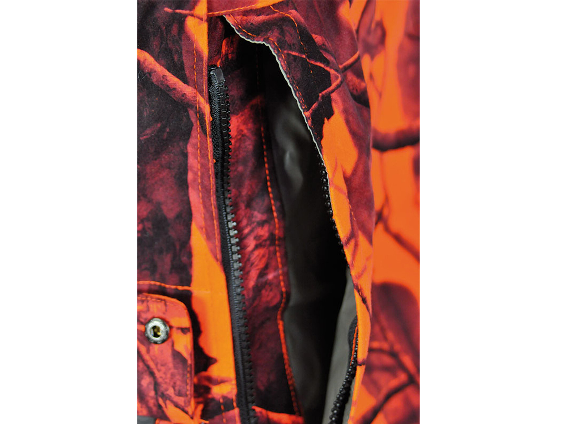 Hubertus Signal-Tarnjacke Damen wasserdicht (orange/schwarz) Hubertus Signal-Tarnjacke Damen wasserdicht (orange/schwarz)