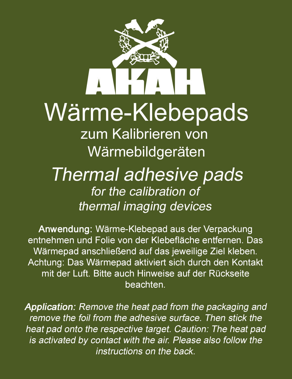 Wärme-Klebepads für Wärmebildgerätekalibrierung
