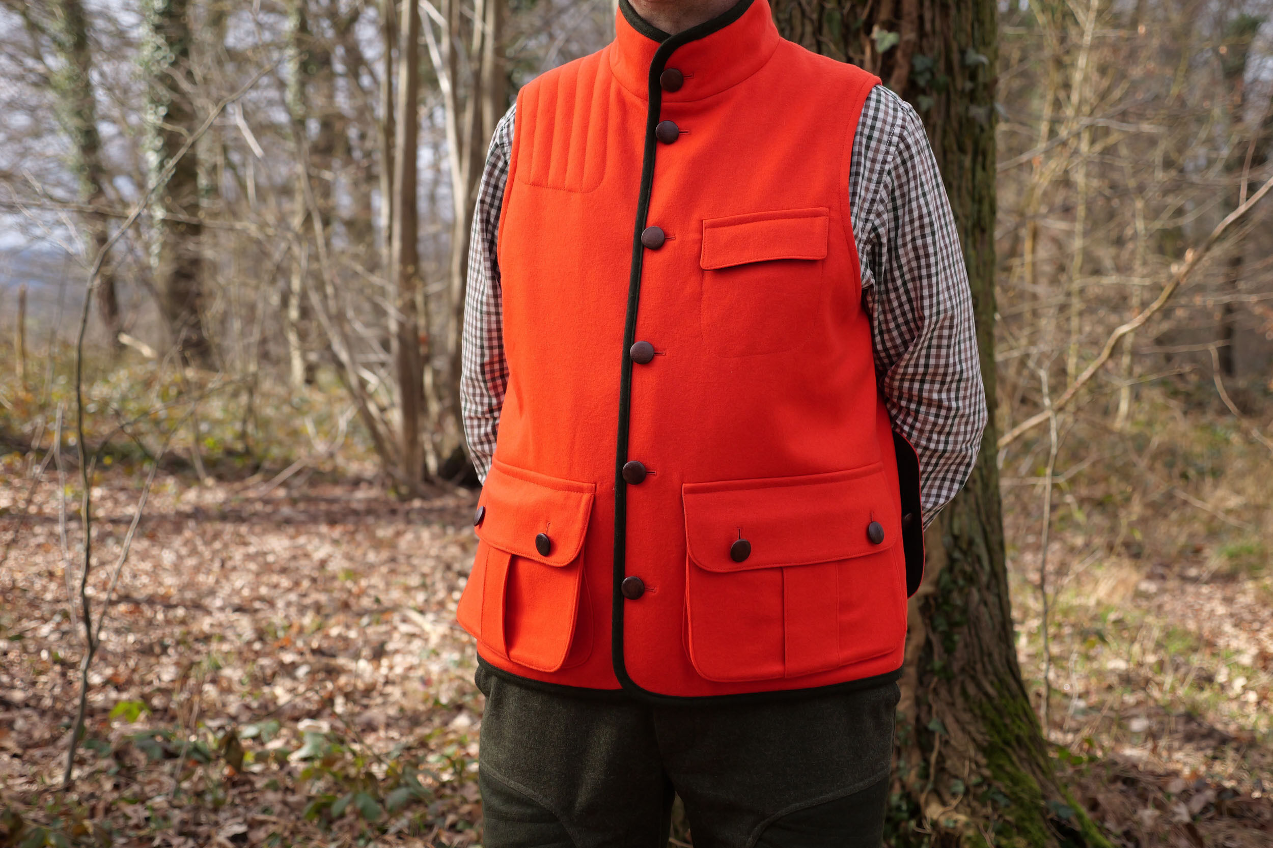 Jagdhund Lodenweste Lessach (rot)