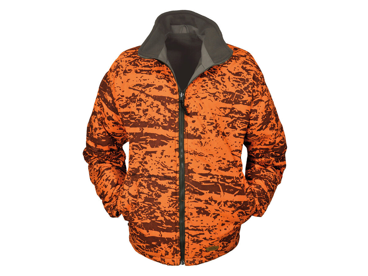 Hubertus Warn-Wendejacke Fleece Drückjagd (oliv)