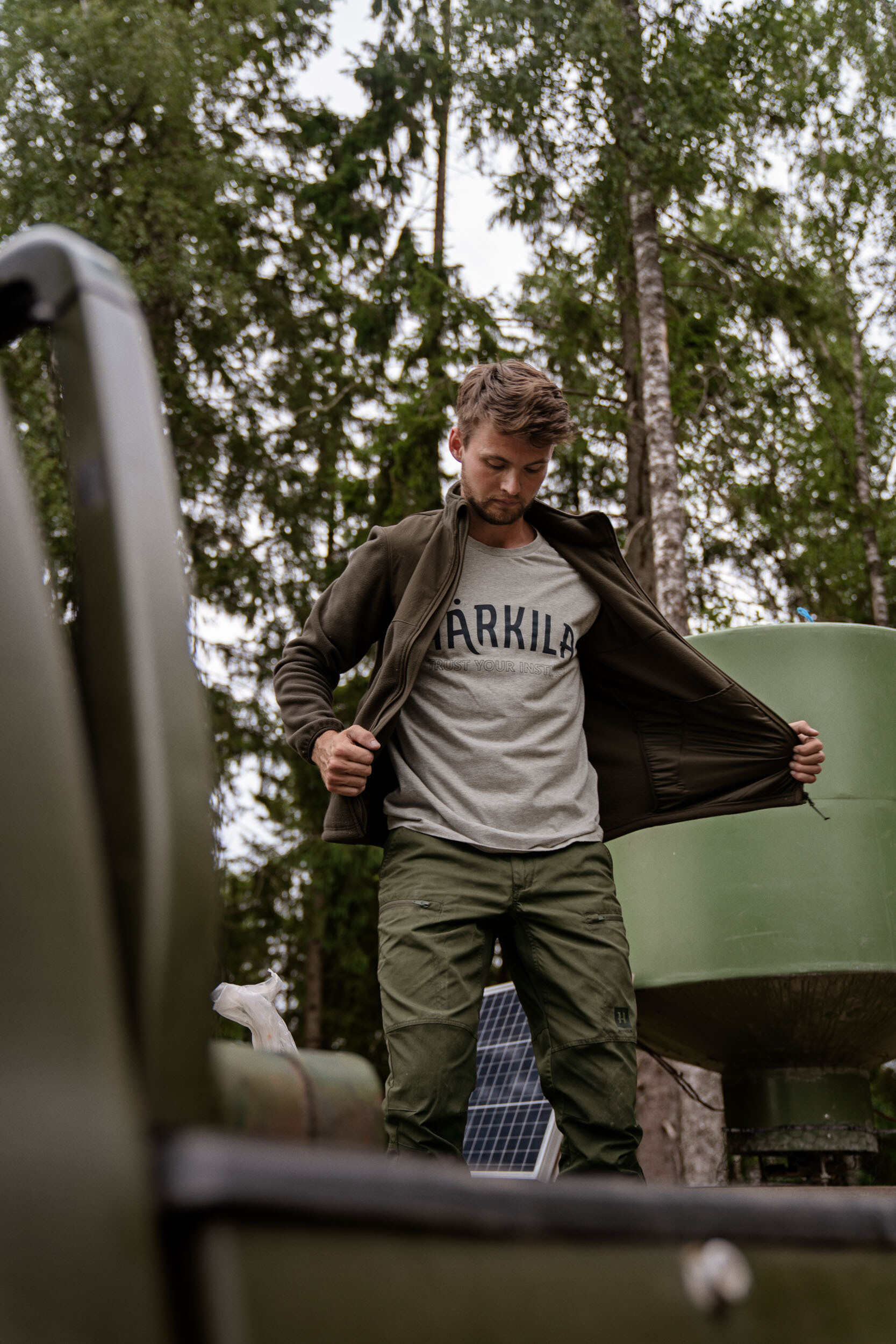 Härkila Modi T-Shirt (Light grey melange) Härkila Modi T-Shirt (Light grey melange)