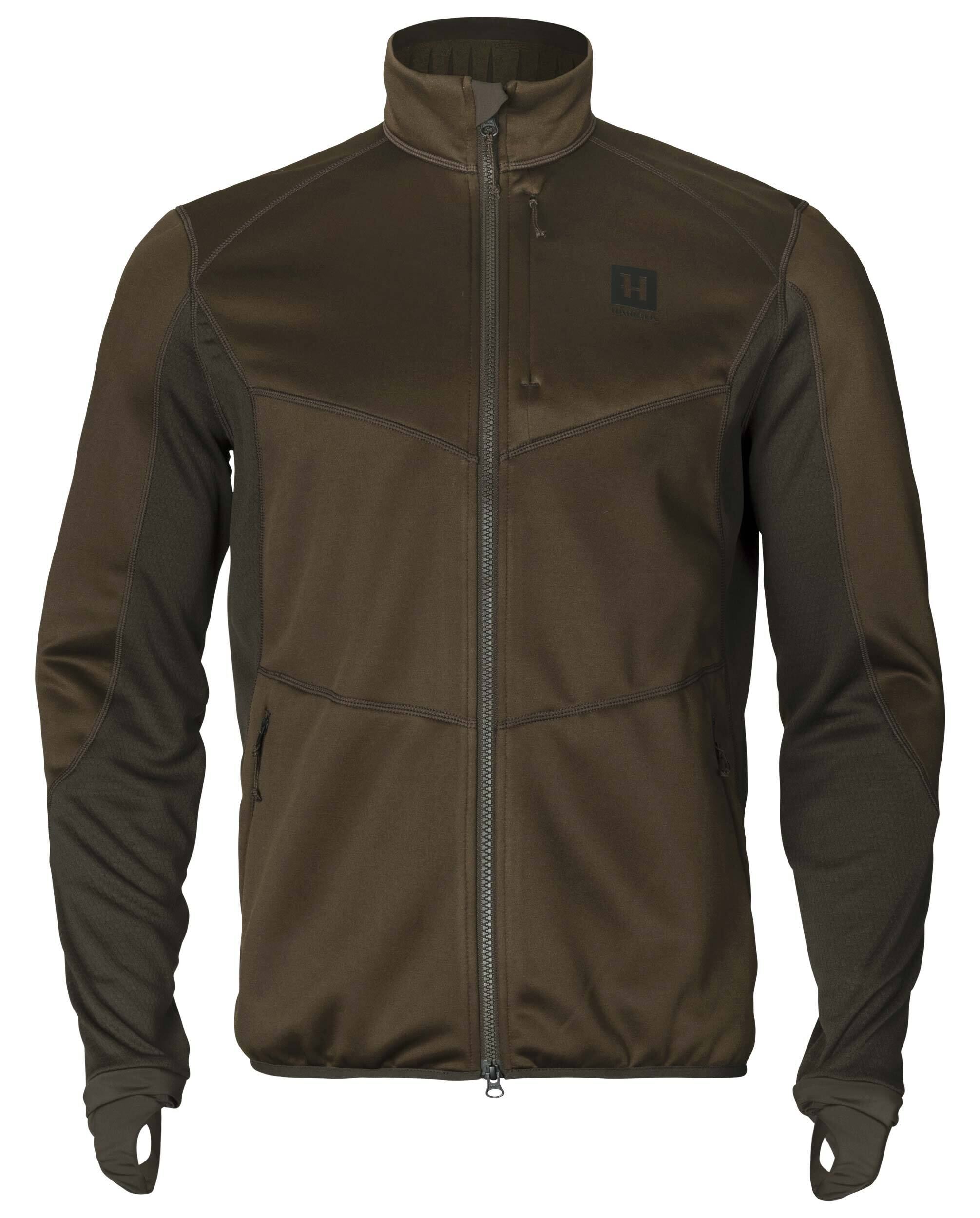 Härkila Scandinavian Fleecejacke (Willow green/Deep brown) Härkila Scandinavian Fleecejacke (Willow green/Deep brown)