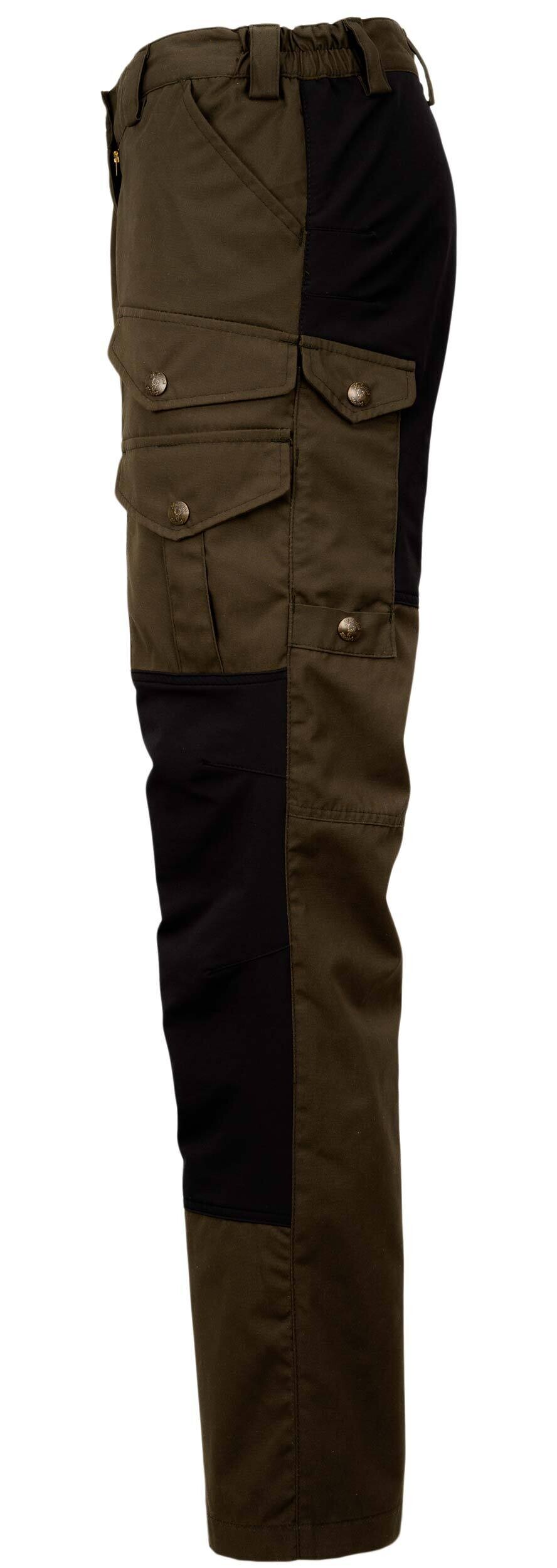 Hubertus Ladies Fashion Outdoorhose OS1200 mit Besatz (oliv/braun)