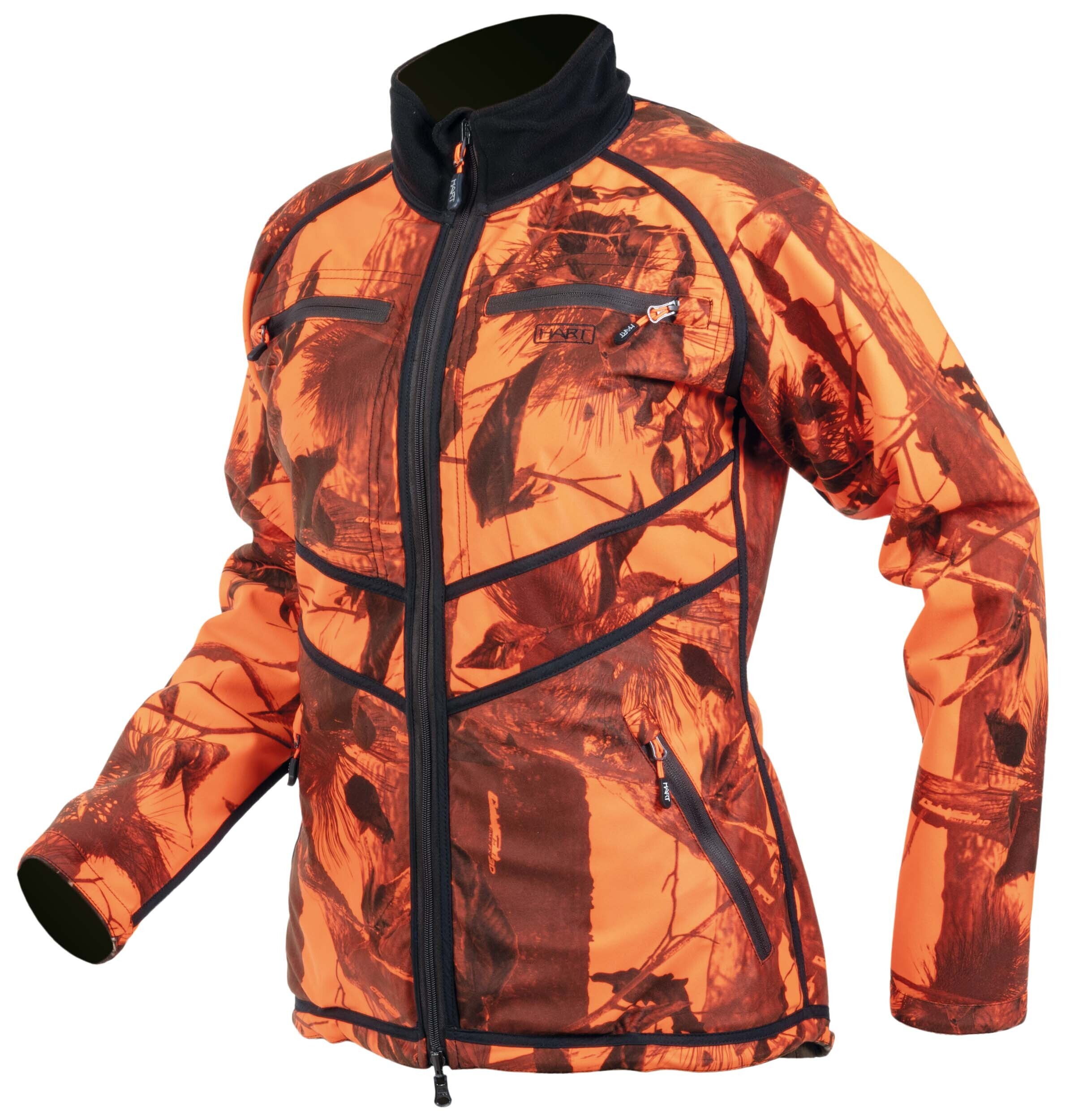 Hart Sosbun-2D Wendejacke Damen (Orange/Grün)