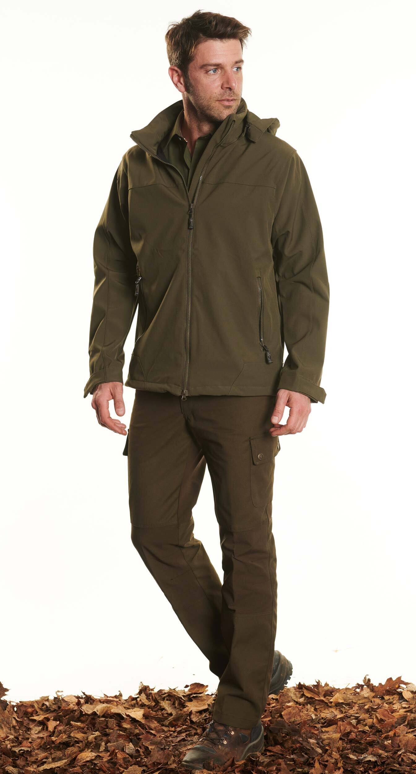 Hubertus Softshelljacke Kempten (dkl.-oliv)