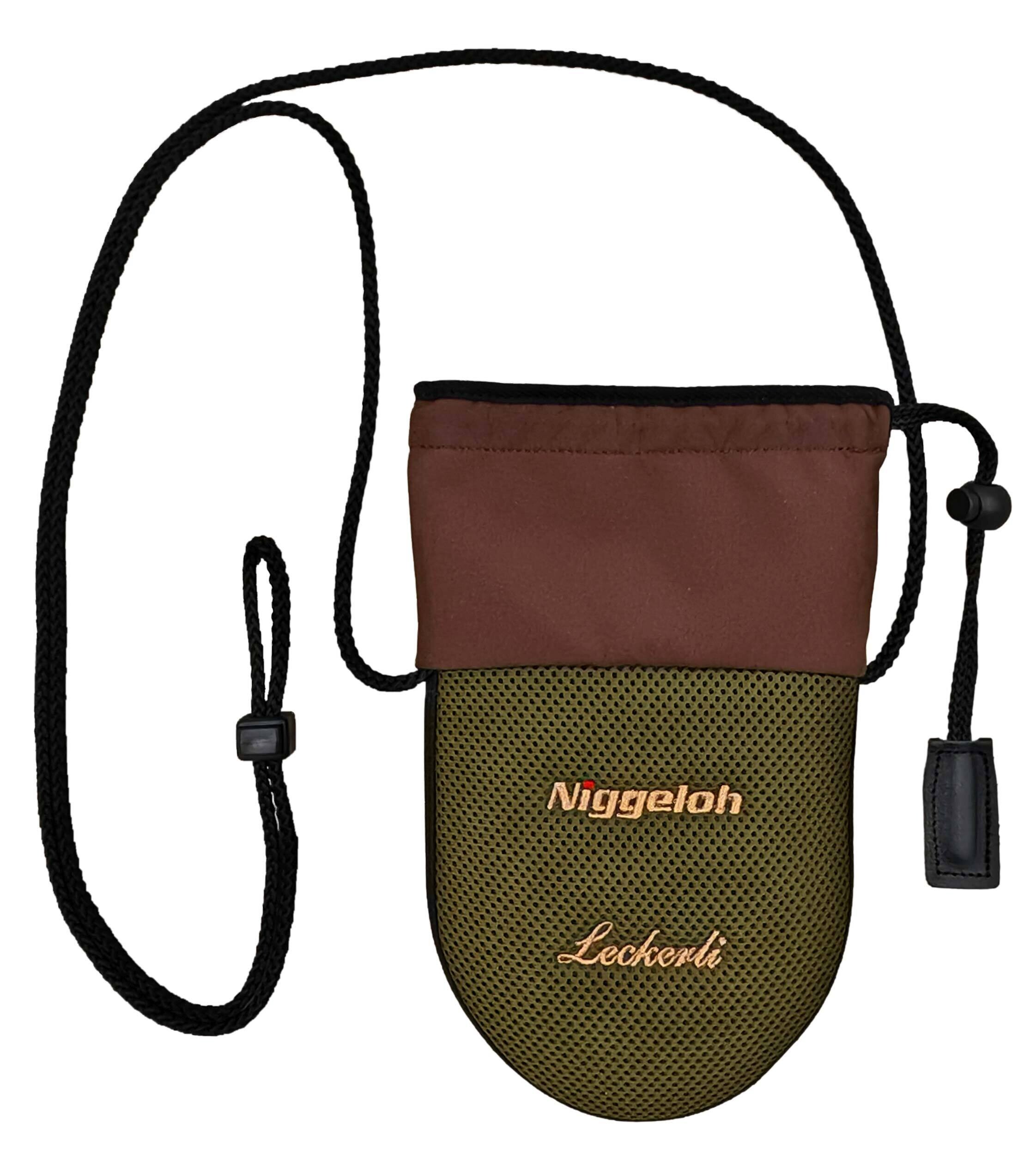 Niggeloh Leckerli-Tasche Quick, klein (oliv/braun)