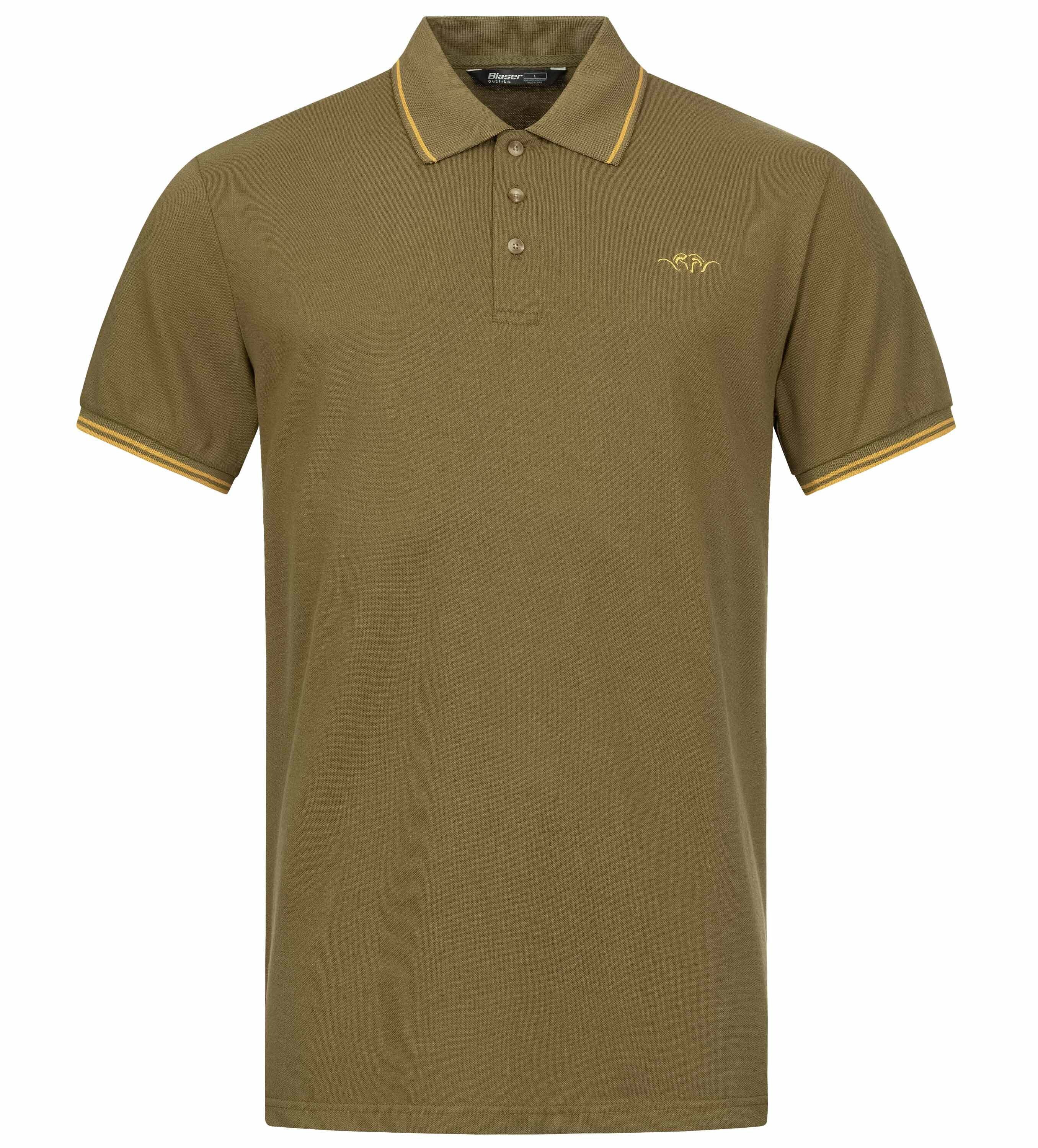 Blaser Polo-Shirt 22 (dunkel oliv)
