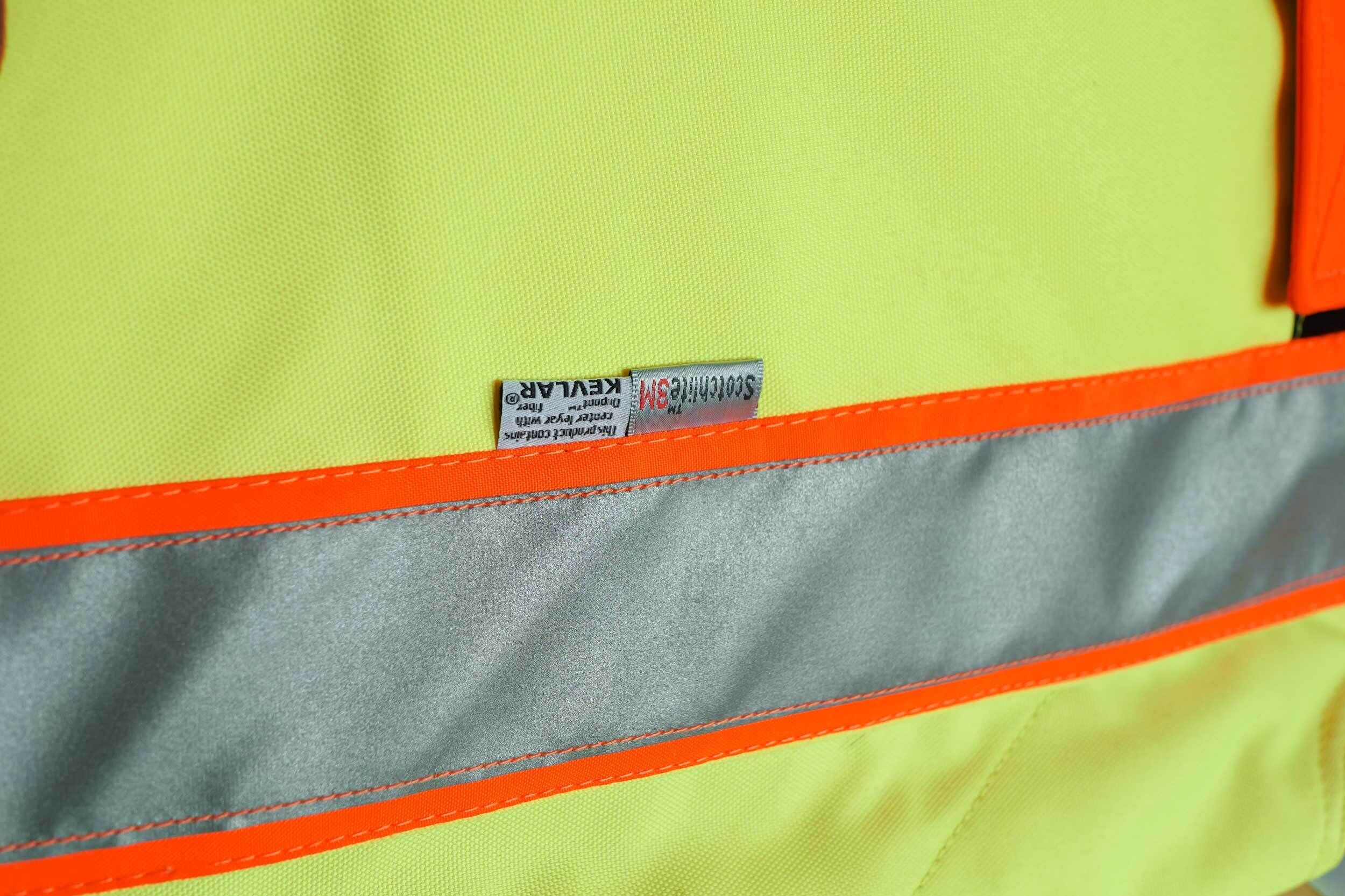 Hubertus Hundeschutzweste (gelb/orange)