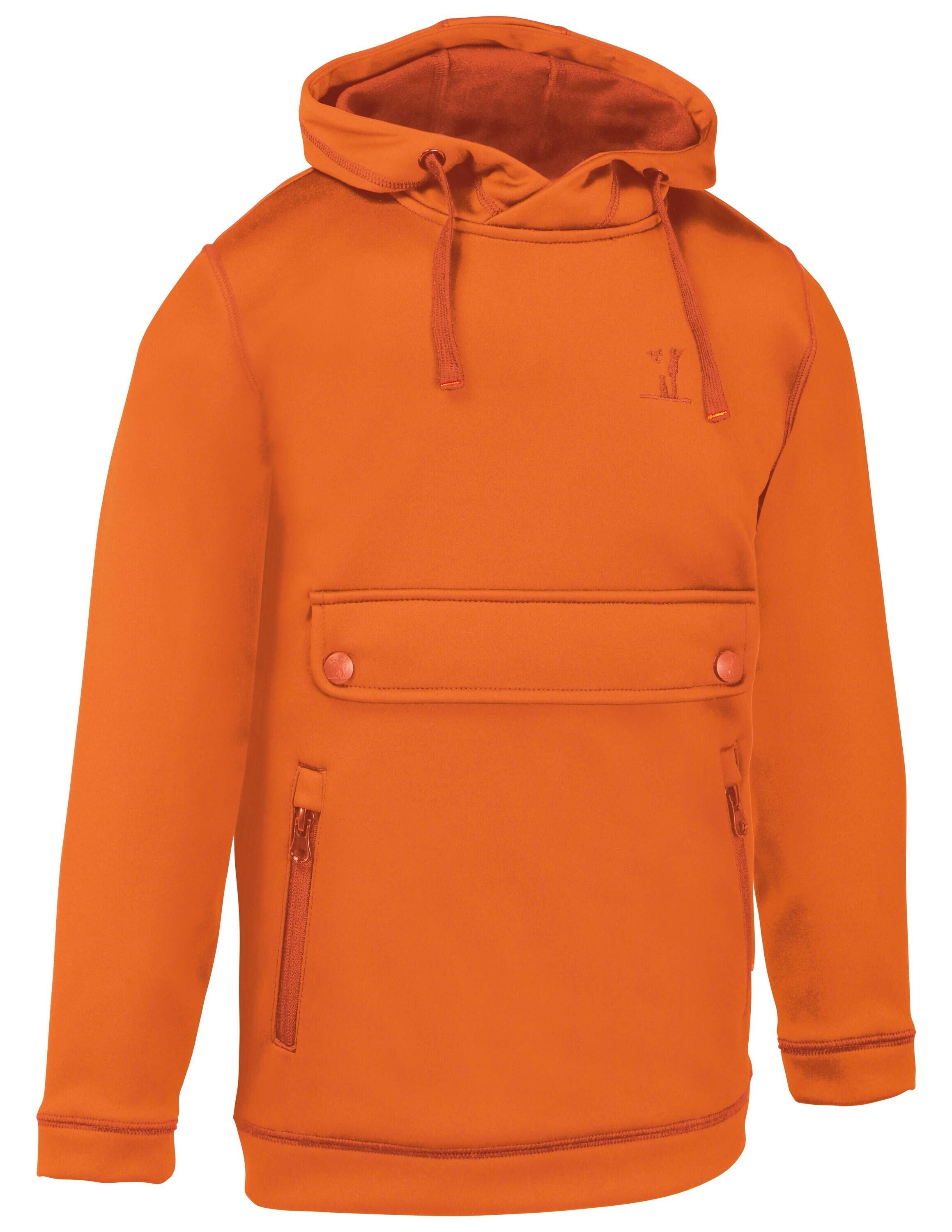 Percussion Kapuzenhoodie für Kinder (orange)