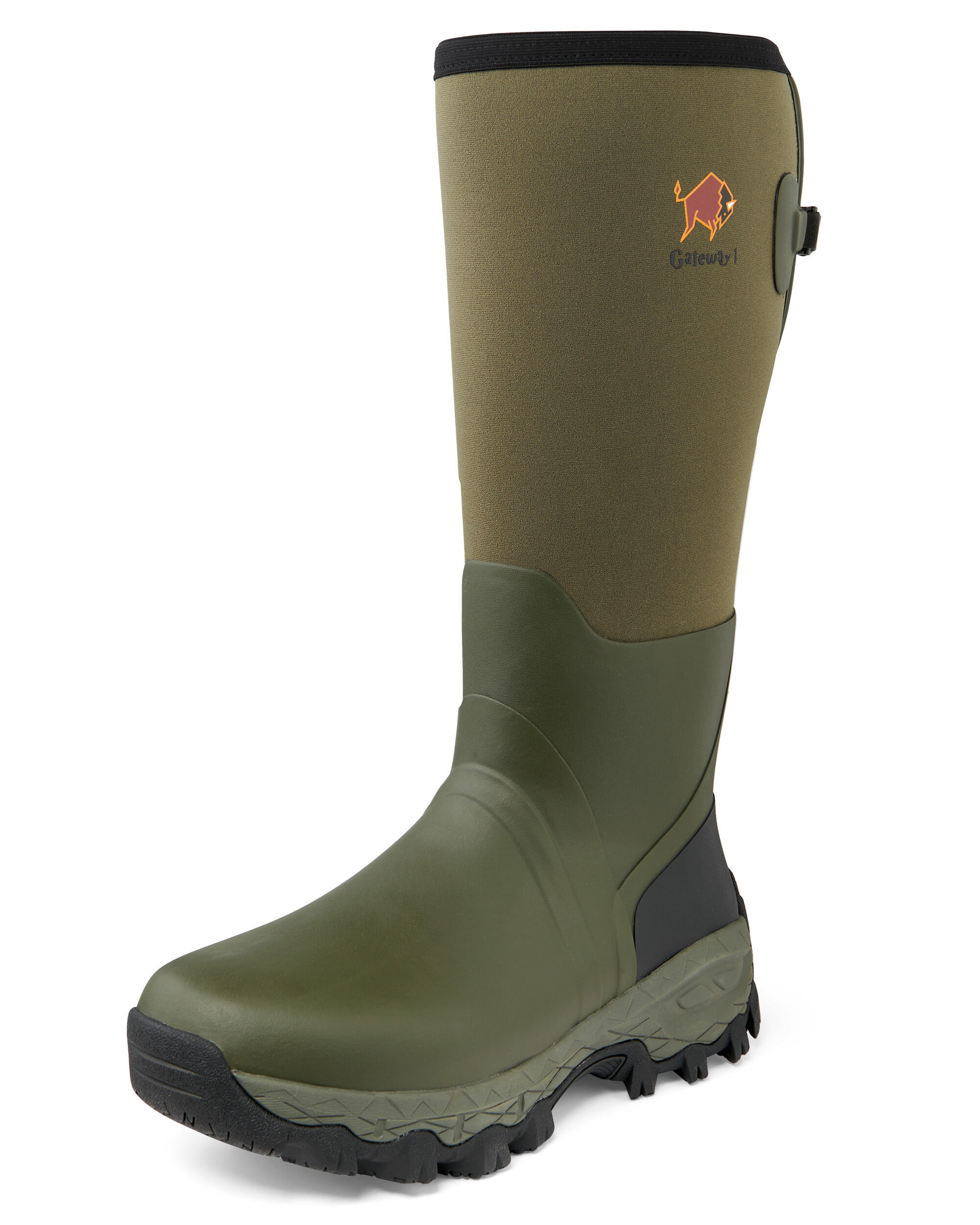 Gateway1 Woodwalker 18" 4mm Gummistiefel (Khaki)