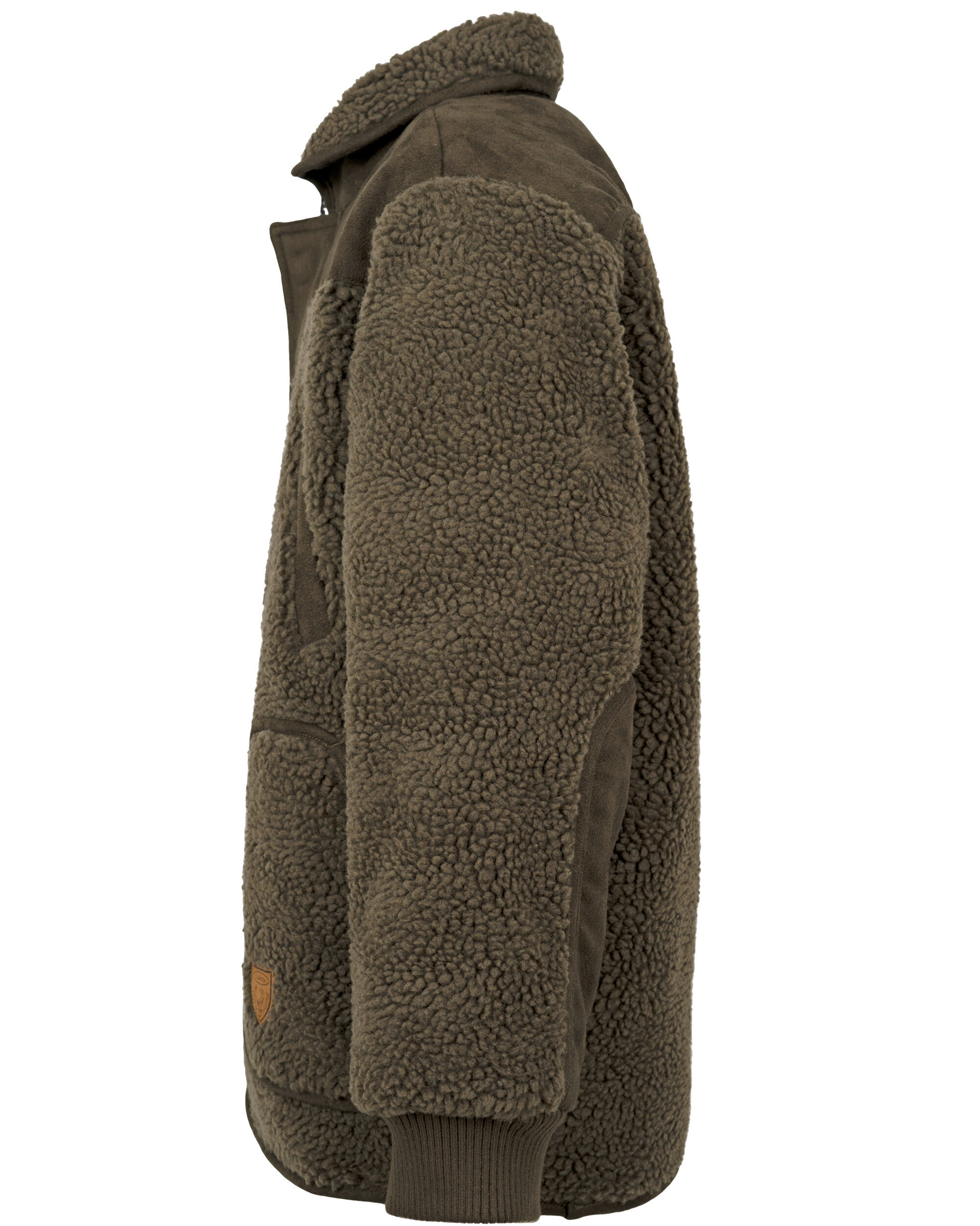 Hubertus Frischling Wende-Faserpelzjacke Kinder (orange/oliv)