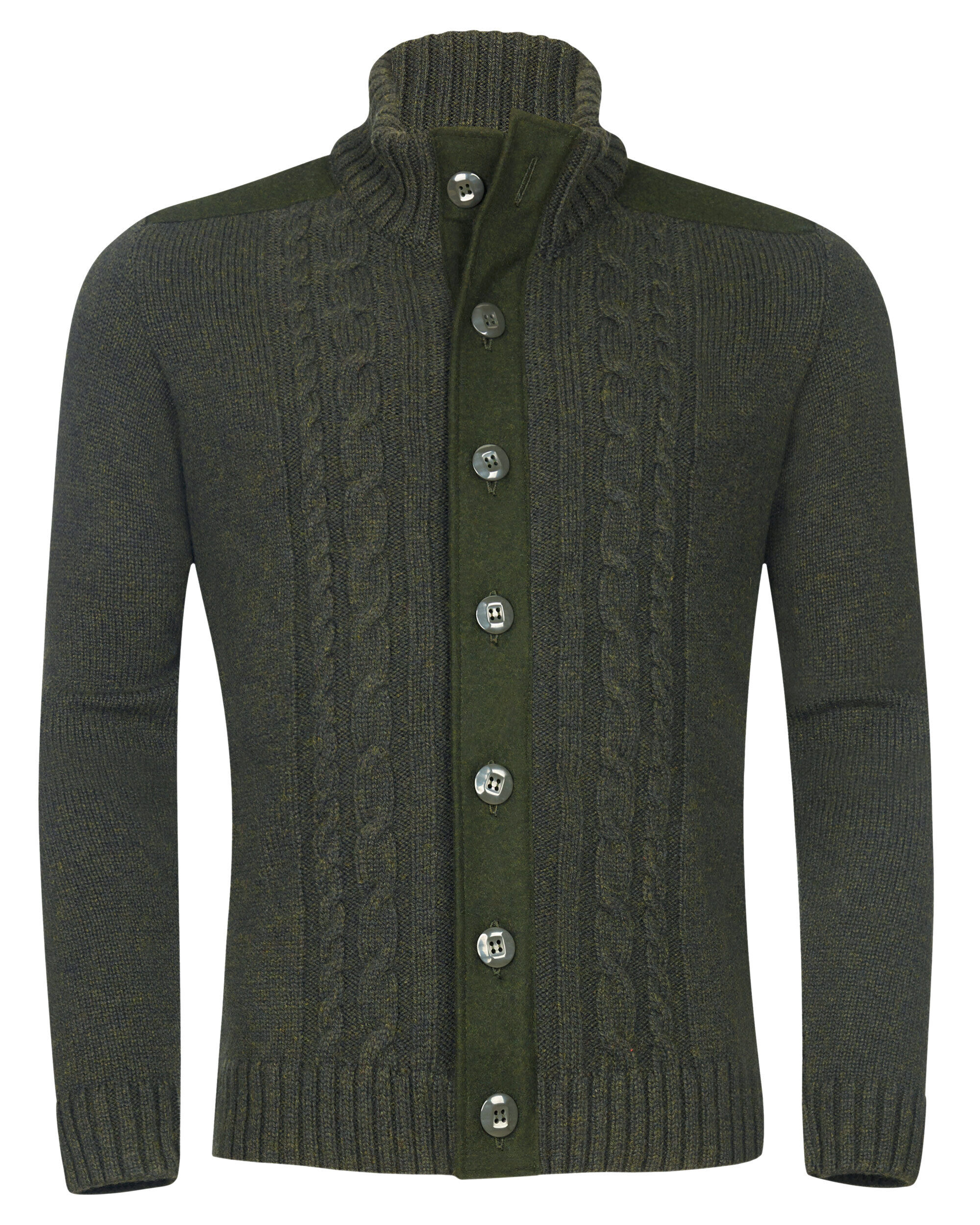 Jagdhund Lodenstrickjacke Ternberg (grün)