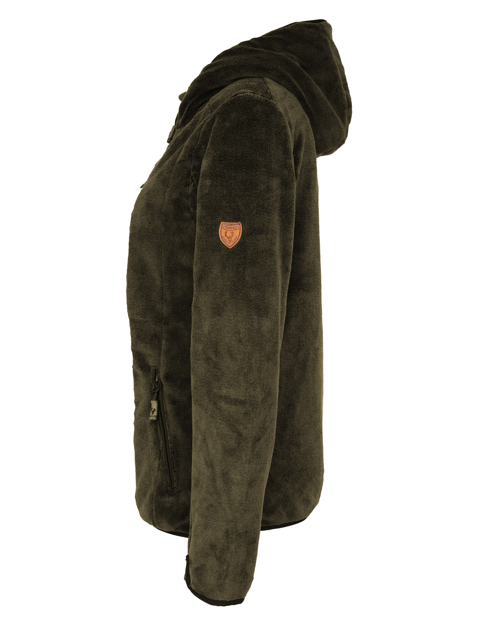 Hubertus Damen Coral Fleecejacke Pirin mit Kapuze (dkl.-oliv) Hubertus Damen Coral Fleecejacke Pirin mit Kapuze (dkl.-oliv)