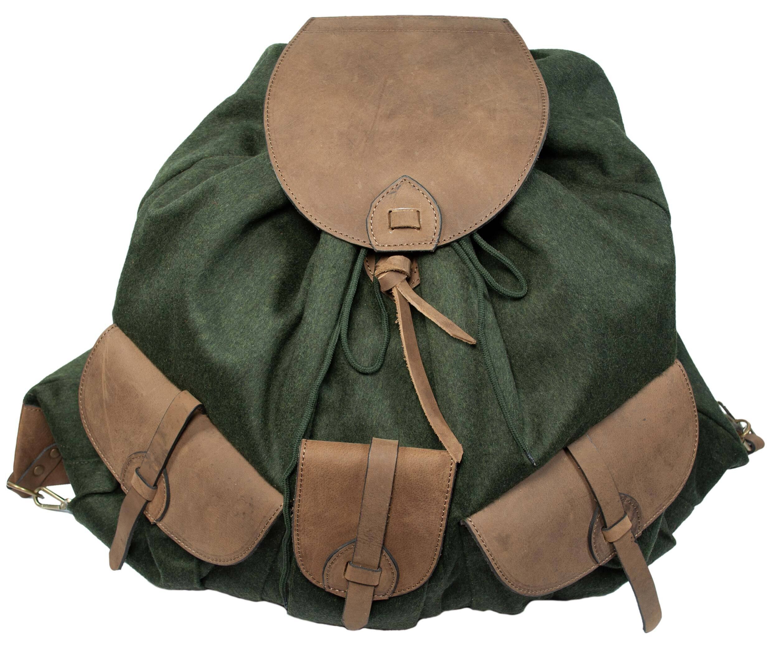 Hubertus Loden-Flüsterrucksack groß