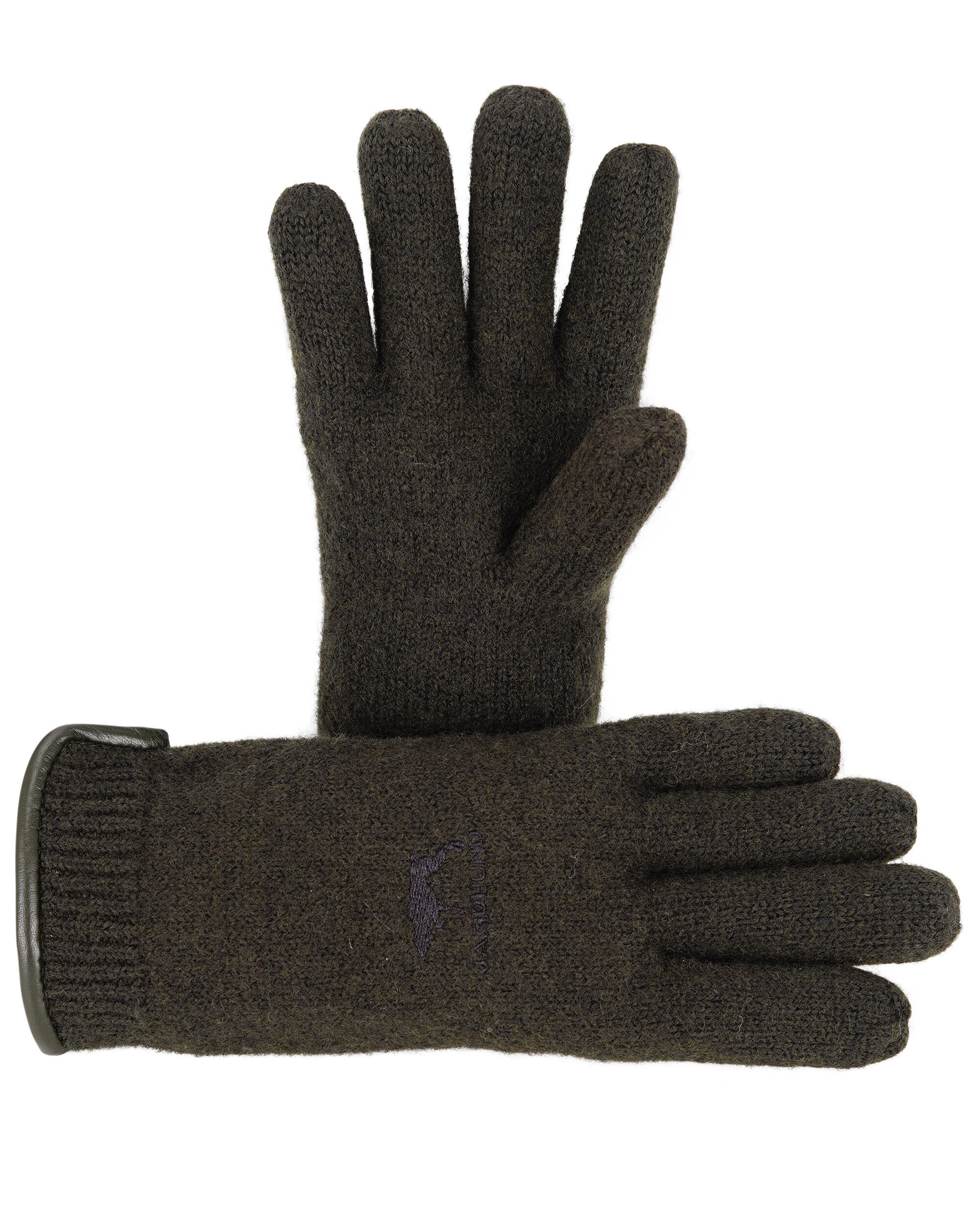 Jagdhund Strickhandschuh Straden (oliv)