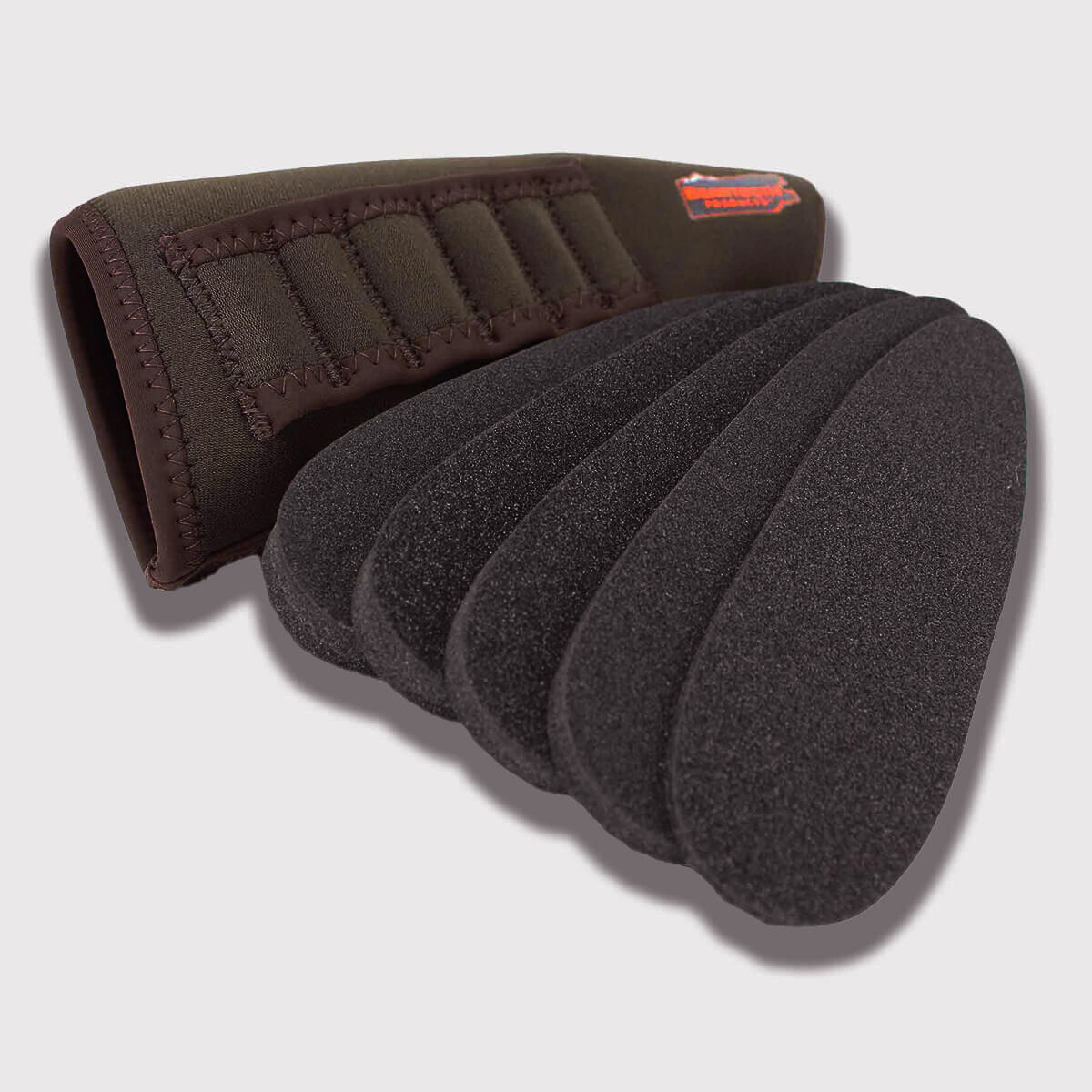 Beartooth Schaftrückenerhöhung Kit 2.0 mit Patronenschlaufen (braun)