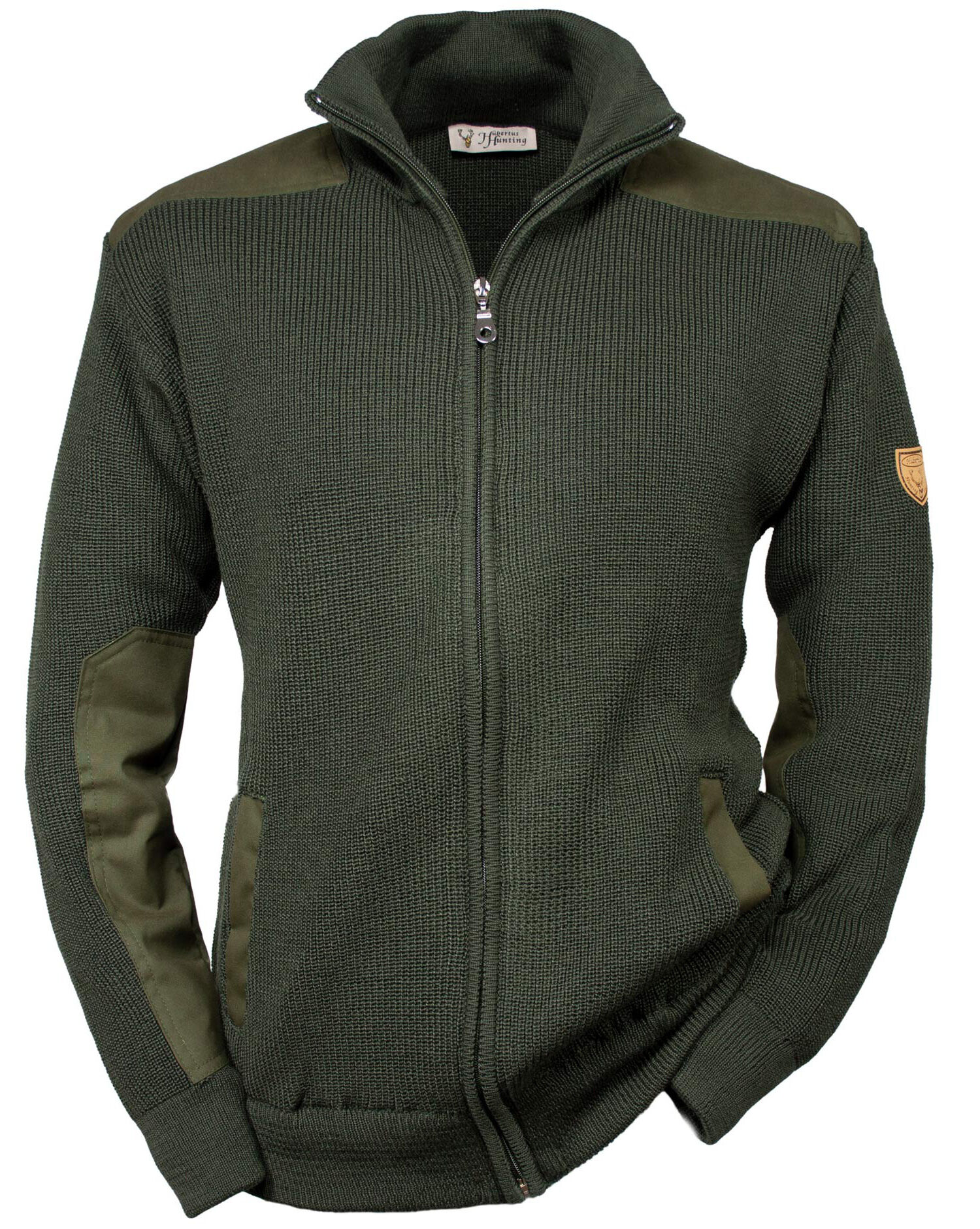 Hubertus Jagd-Strickjacke (oliv) Hubertus Jagd-Strickjacke (oliv)
