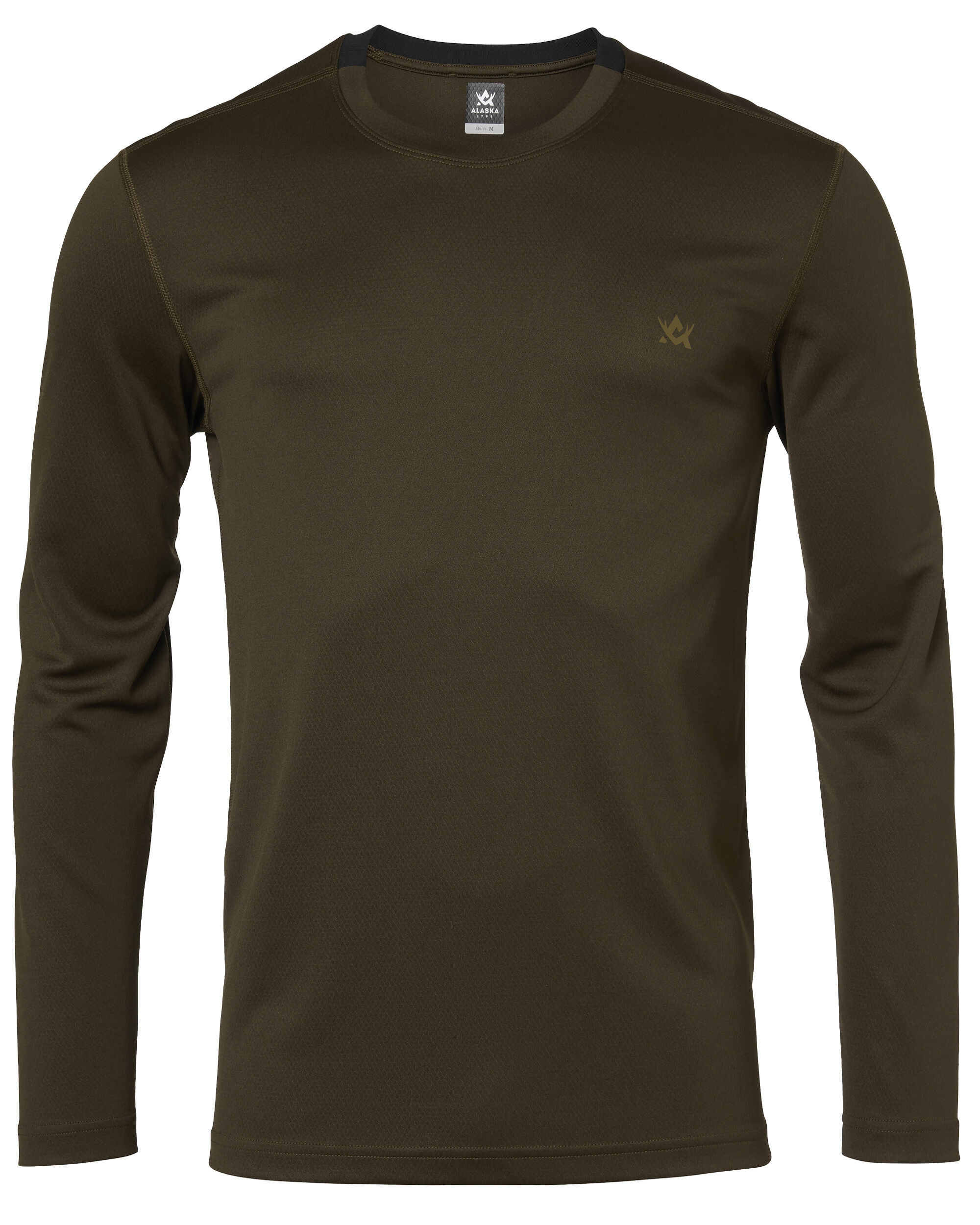 Alaska CoolDry Ms LS T-Shirt (Solid Brown)