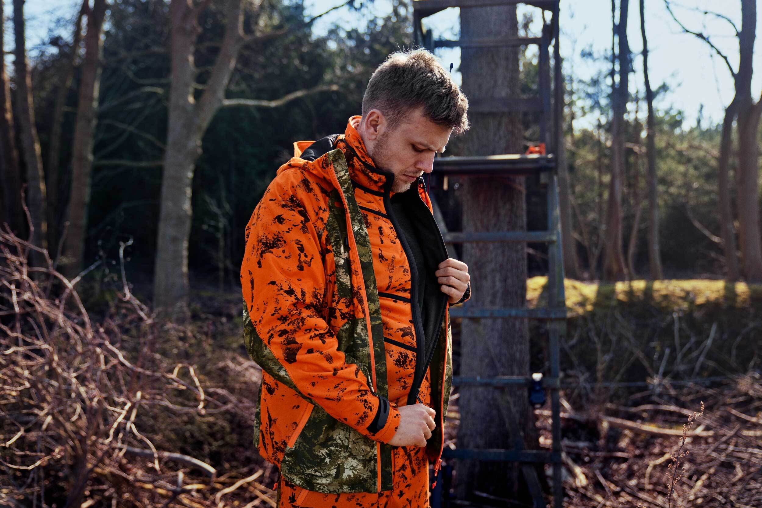 Seeland Vantage Reversible Fleecejacke (green/orange blaze)
