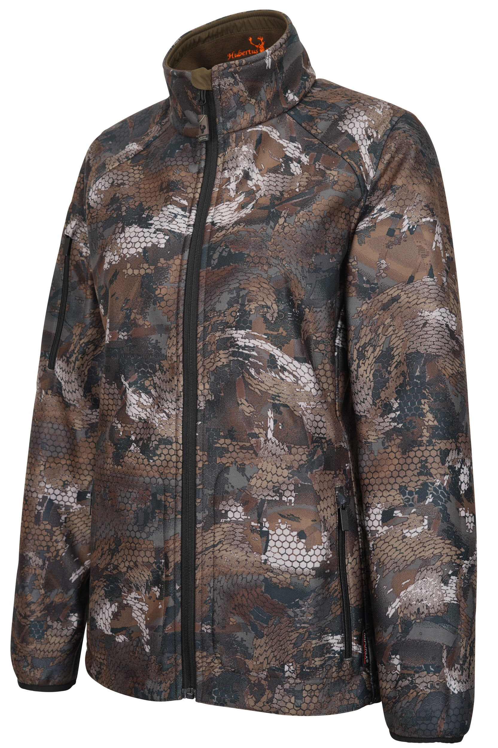 Hubertus Damen-Tarnwendefleecejacke Pirsch 2 (oliv/braun tarn)