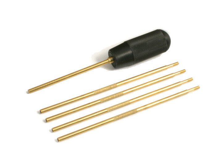Niebling Reinigungsstab Messing, 5-teilig mit M4 Gewinde