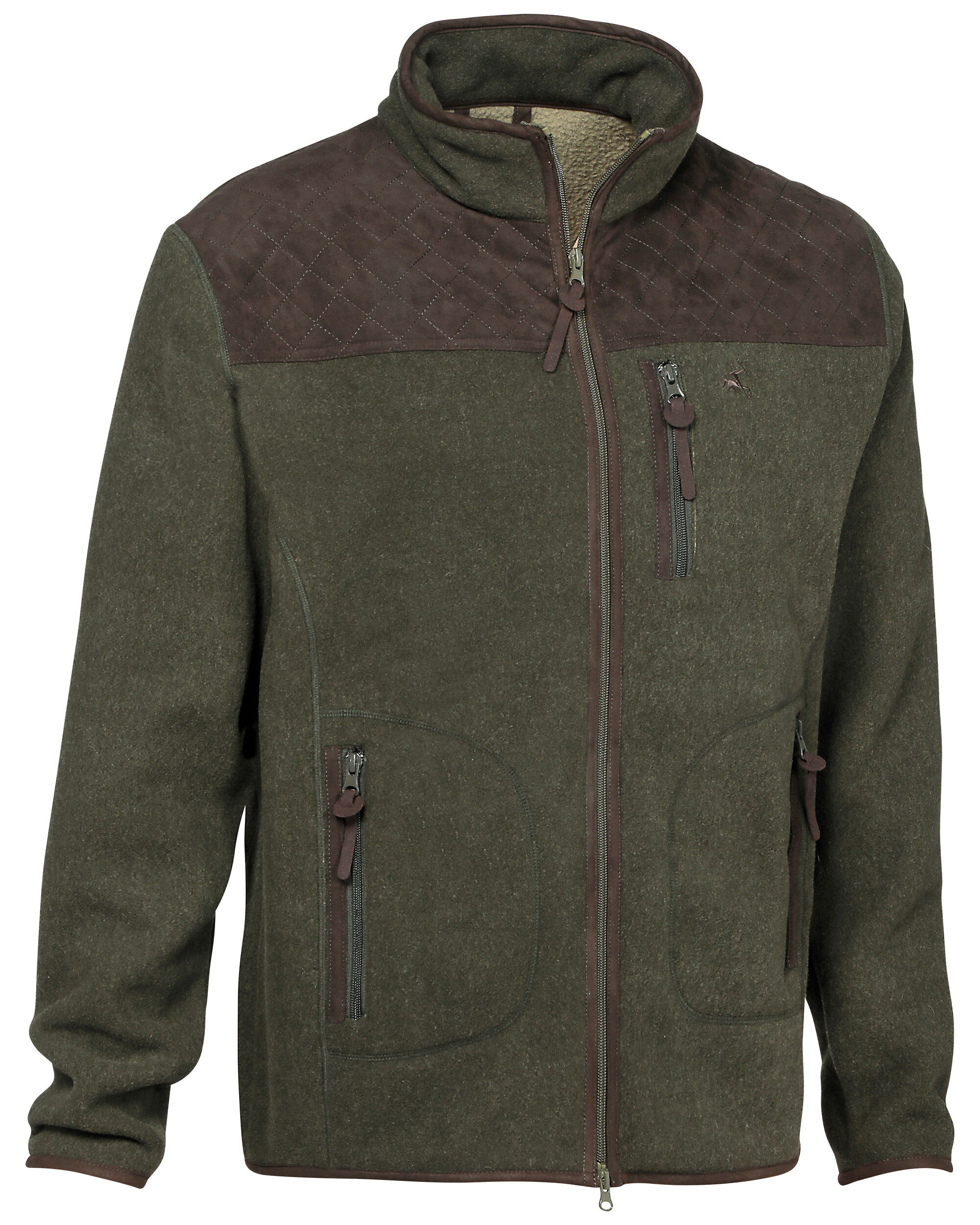 La Ligne Verney-Carron Fleecejacke Presly (Khaki Chine)