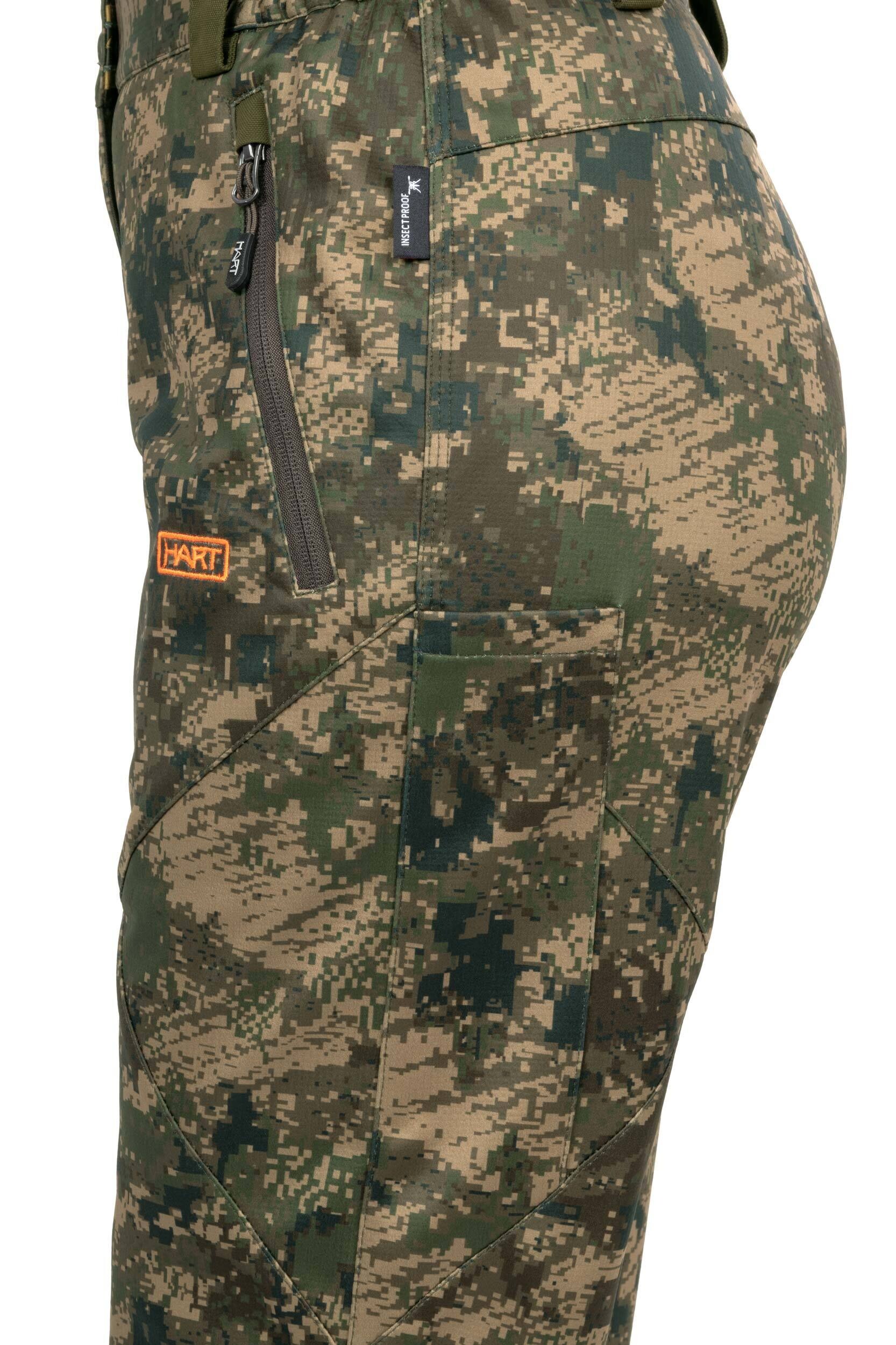 Hart Hose Stilk-TXT Damen (pixel forest)