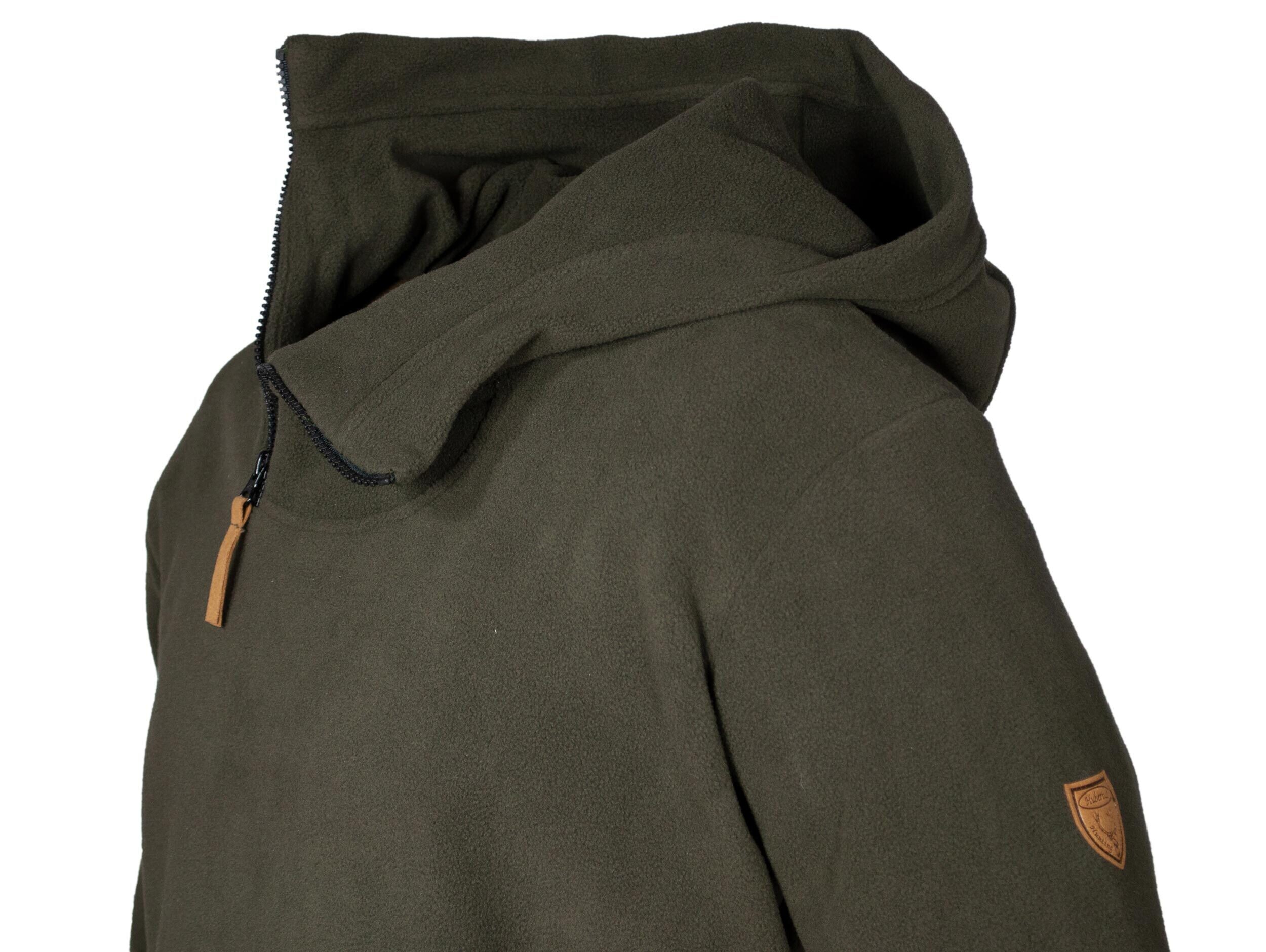 Hubertus Fleece-Hoody (oliv/braun) Hubertus Fleece-Hoody (oliv/braun)