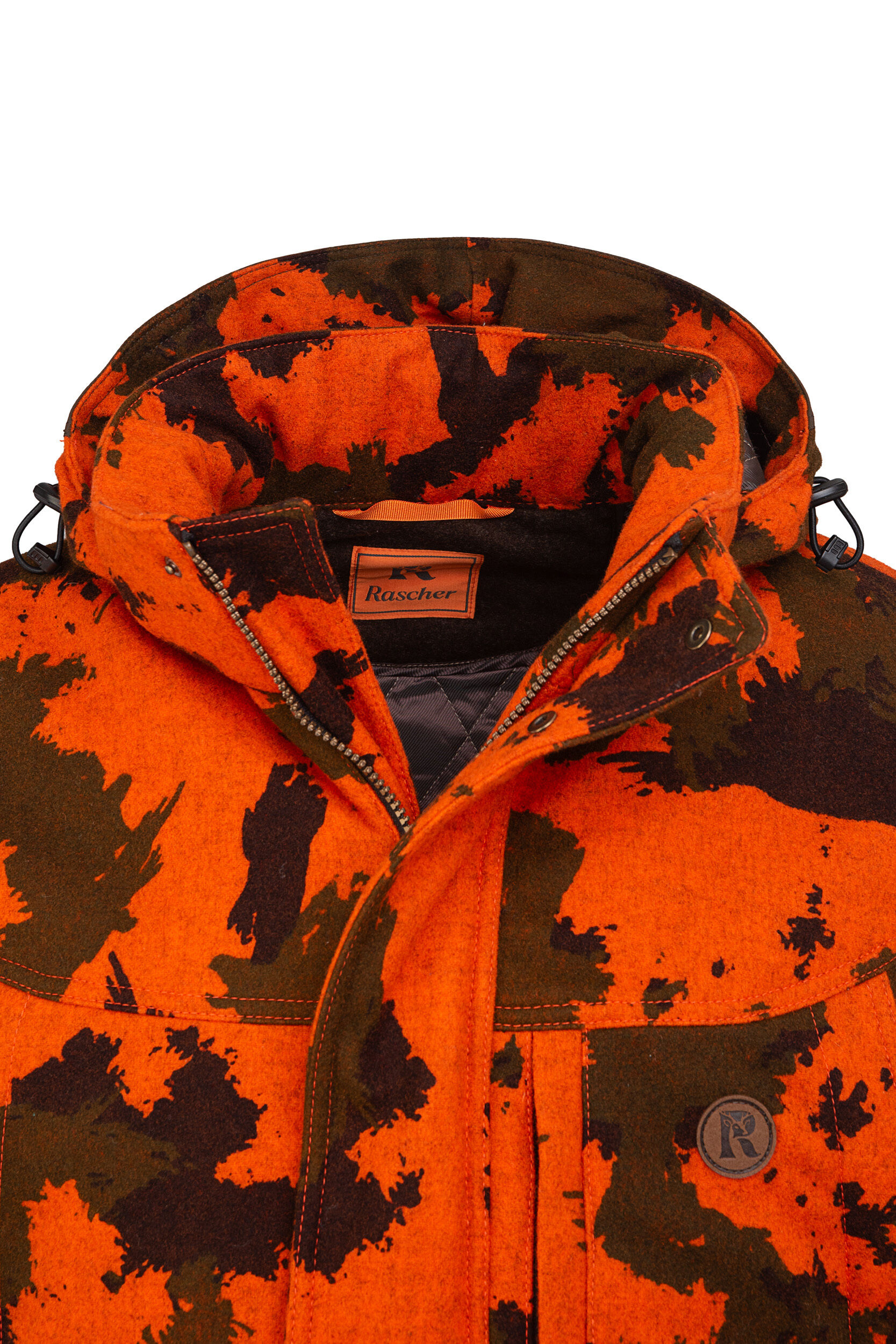 Rascher Signal-Camo-Lodenjacke Prestige (orange)