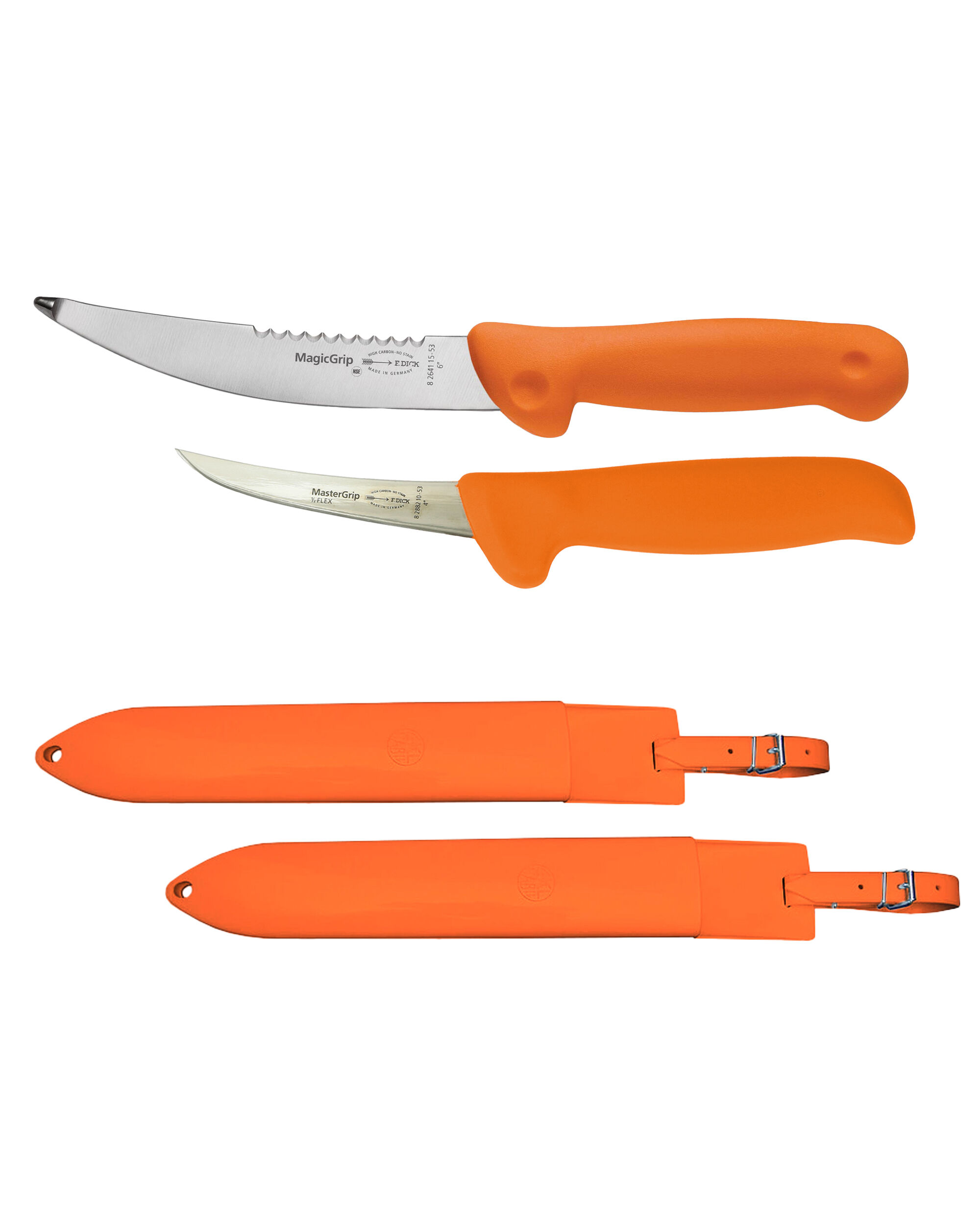 Dick Aufbrechmesser + Ringelmesser + 2x Scheide