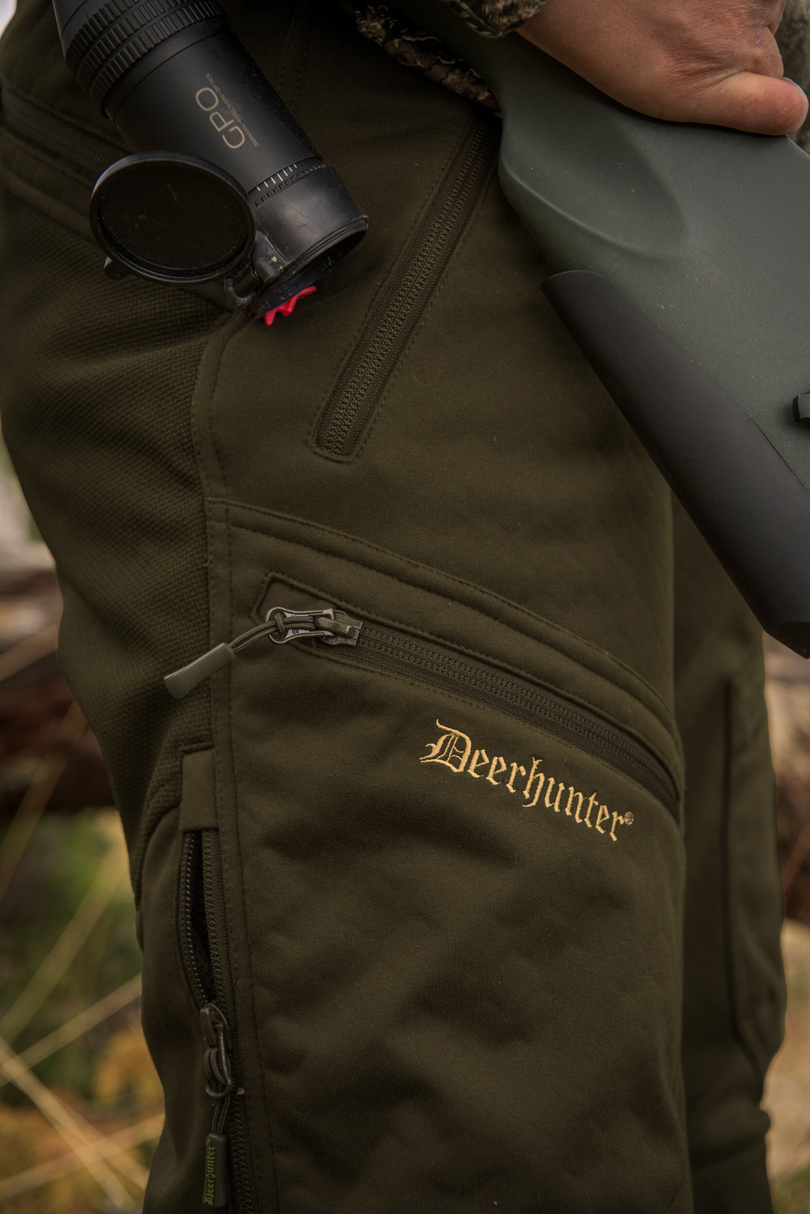 Deerhunter Lady Excape Softshell-Hose (Art Green)