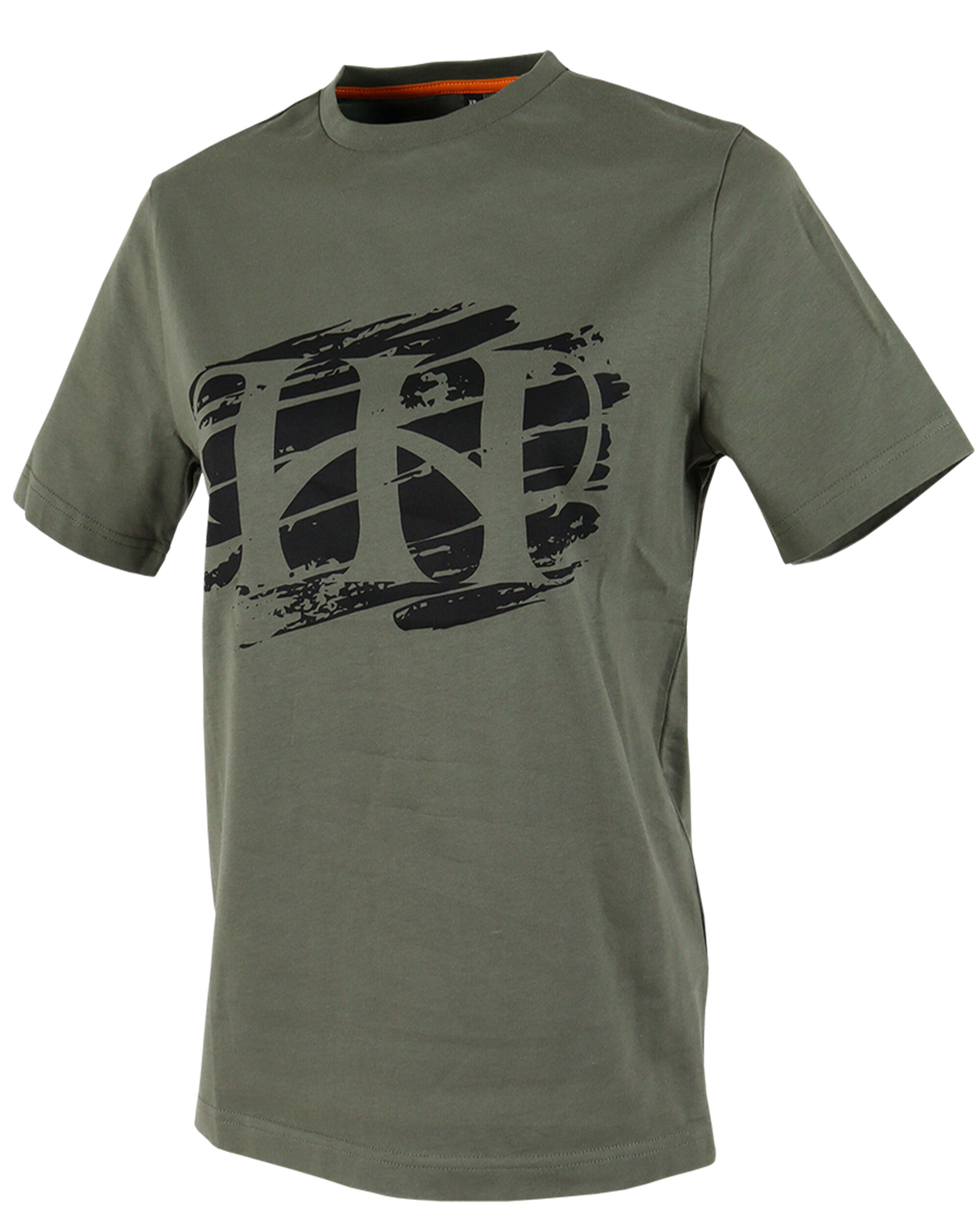 House of Hunting T-Shirt Brush Print (grün)