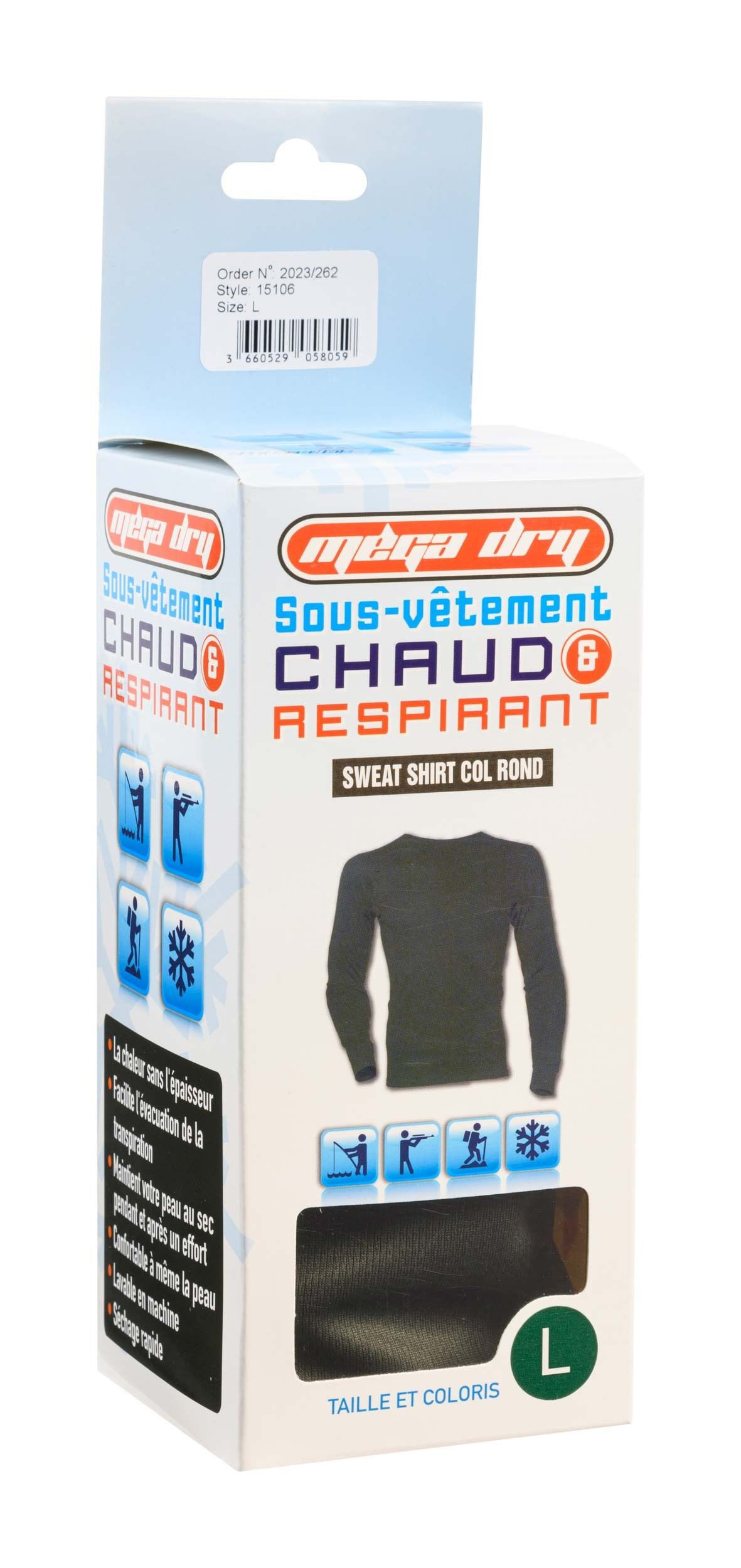 Percussion Langarmshirt Megadry (Khaki) Percussion Langarmshirt Megadry (Khaki)