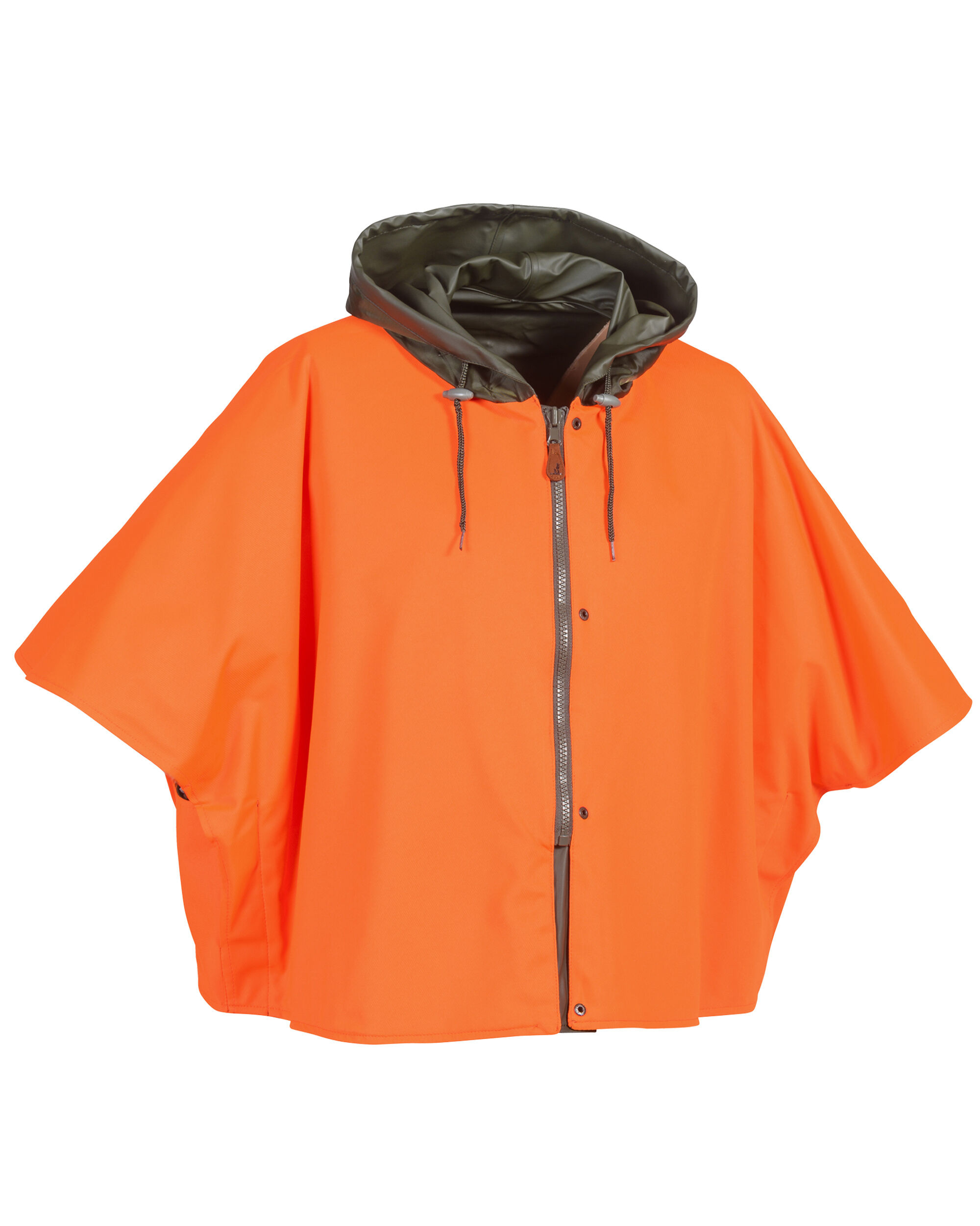Percussion wendbarer Regenponcho (orange/khaki)