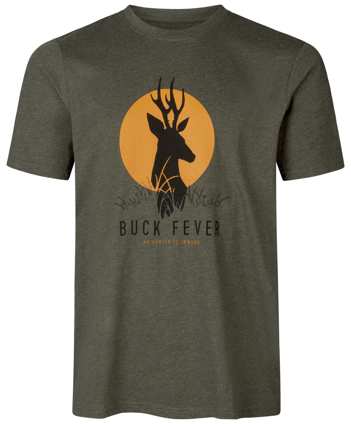 Seeland Buck Fever T-Shirt (Pine green melange) Seeland Buck Fever T-Shirt (Pine green melange)