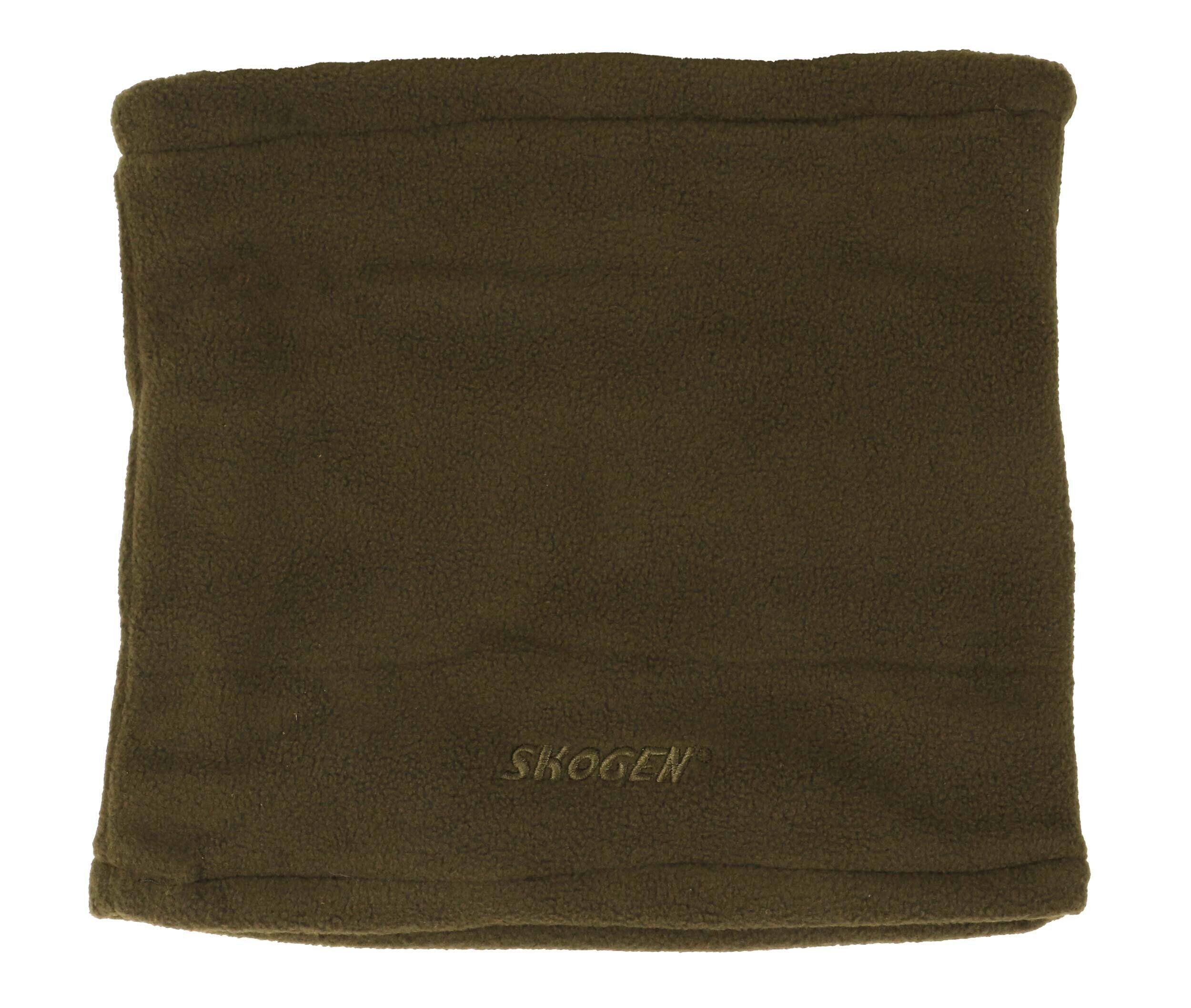 Skogen Neckwarmer wendbar (grün-orange)
