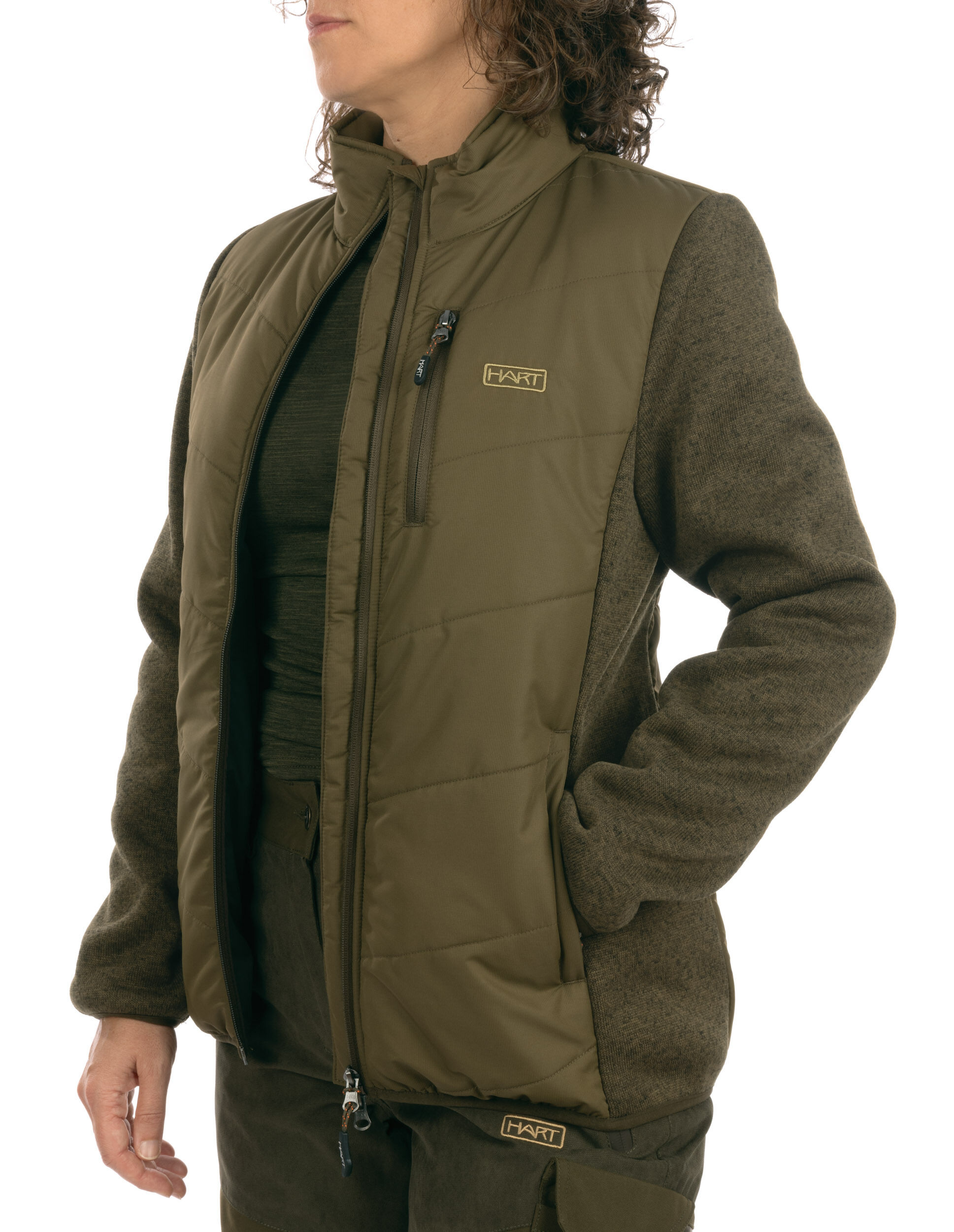 Hart Damen-Hybridjacke Corma-J (Grün)