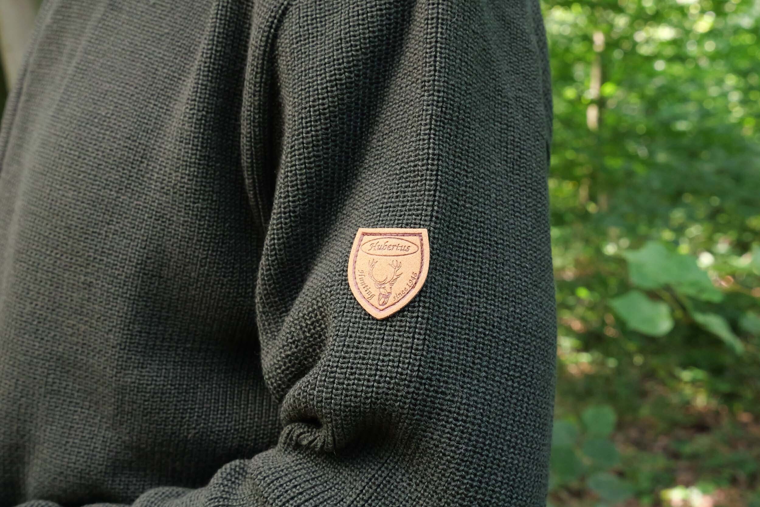 Hubertus Jagd-Strickjacke (oliv)