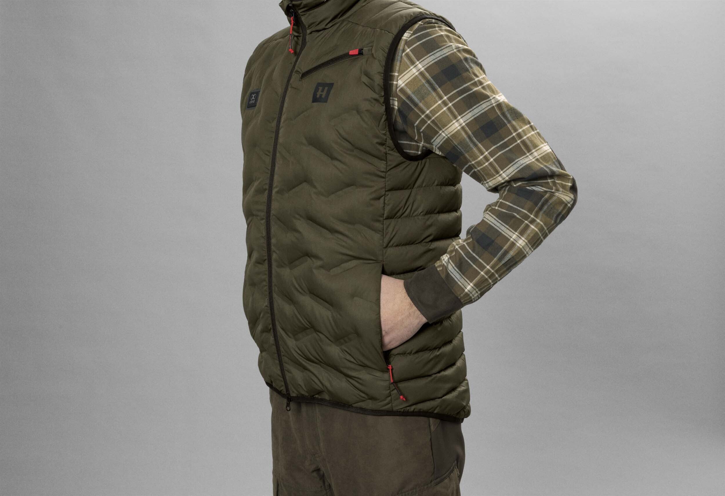 Härkila clim8 Insulated Heizweste (Willow green)