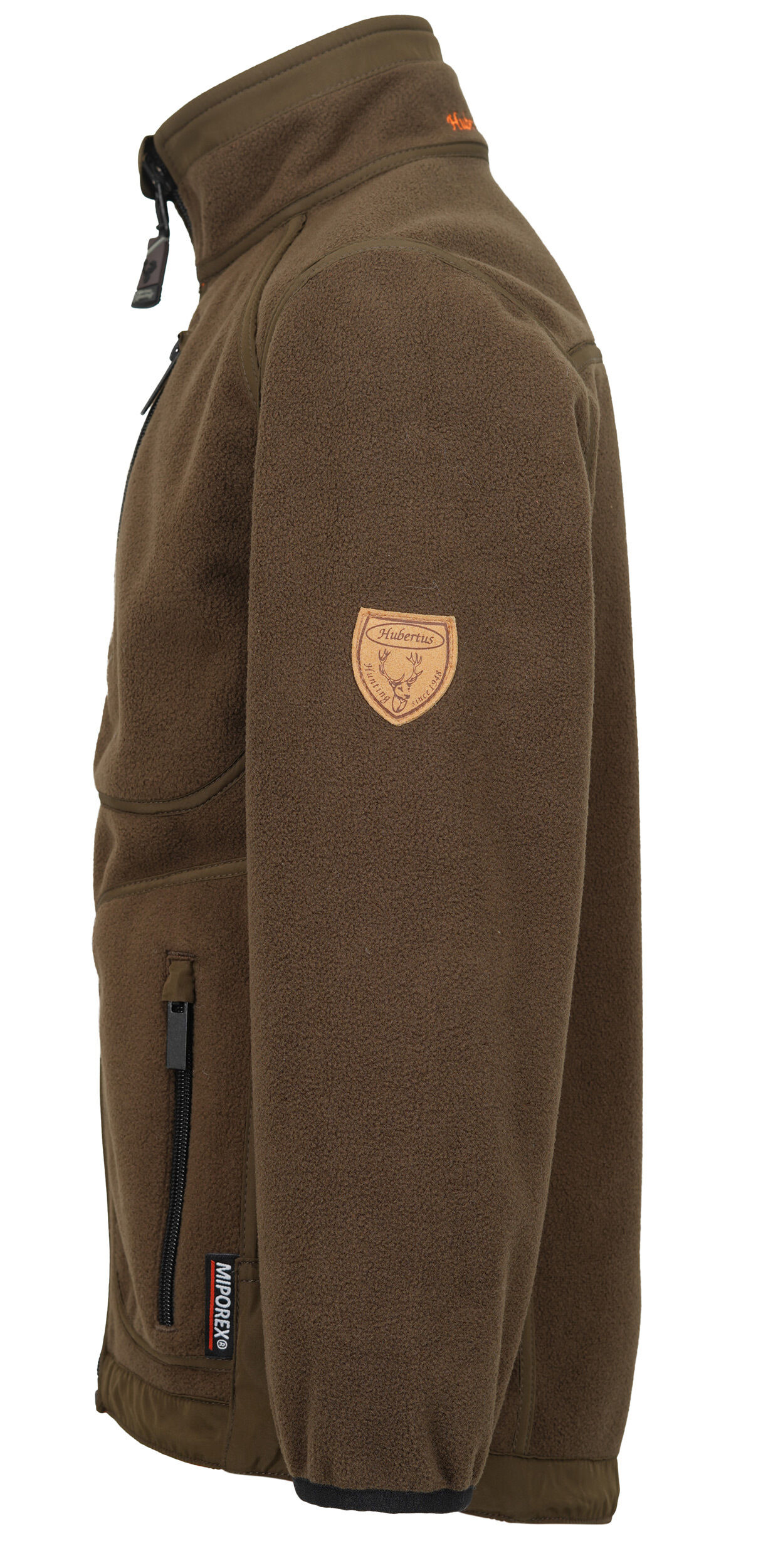 Hubertus Kinder-Warnwendefleecejacke Pirsch 2 (oliv/orange)