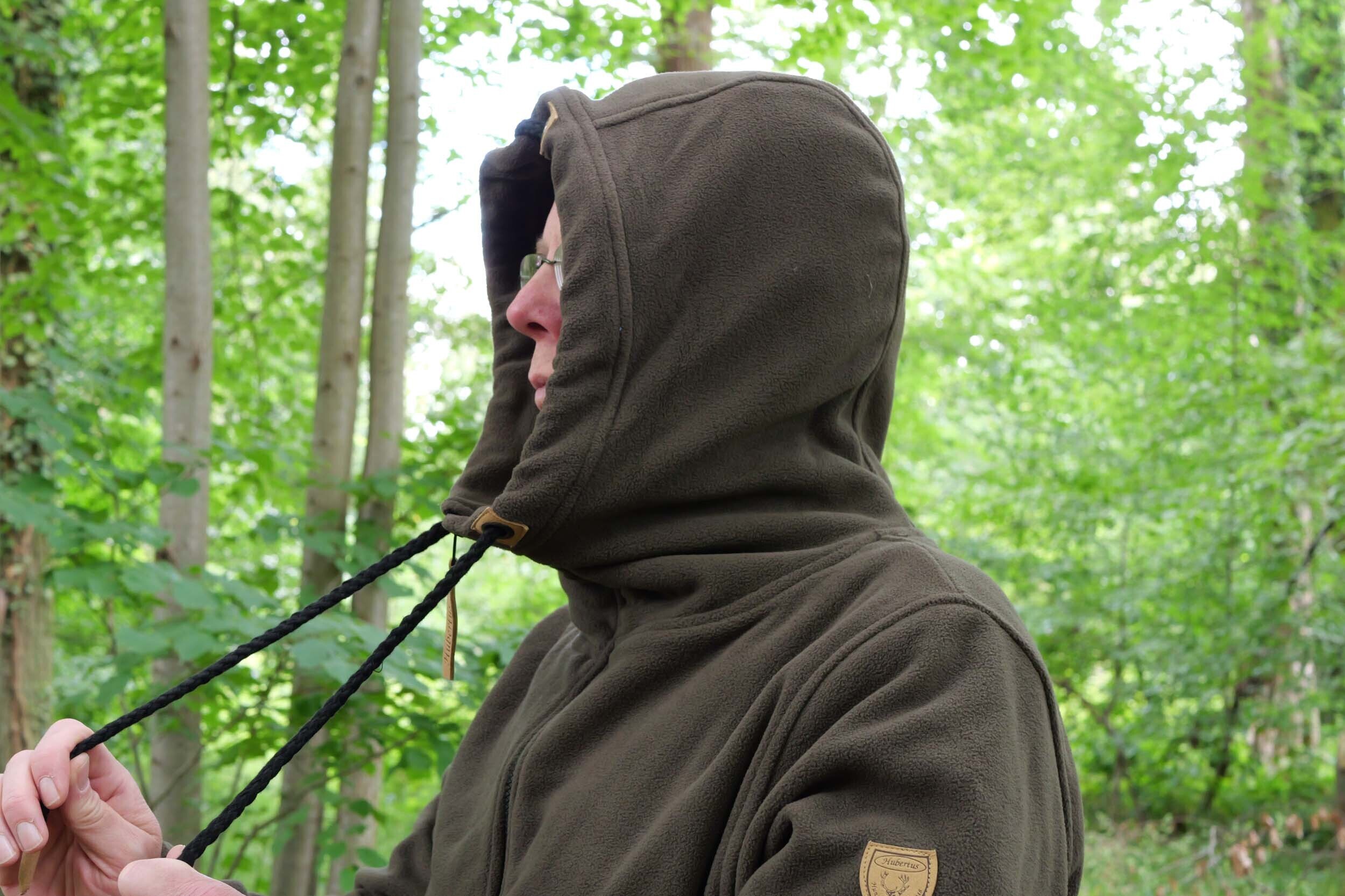 Hubertus Fleece-Hoody mit Reißverschluss (oliv/braun) Hubertus Fleece-Hoody mit Reißverschluss (oliv/braun)