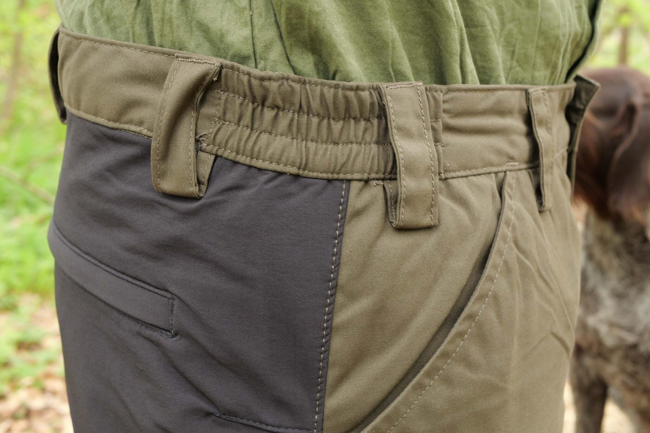 Hubertus Outdoorhose OS 1200 mit Besatz (oliv-braun) Hubertus Outdoorhose OS 1200 mit Besatz (oliv-braun)